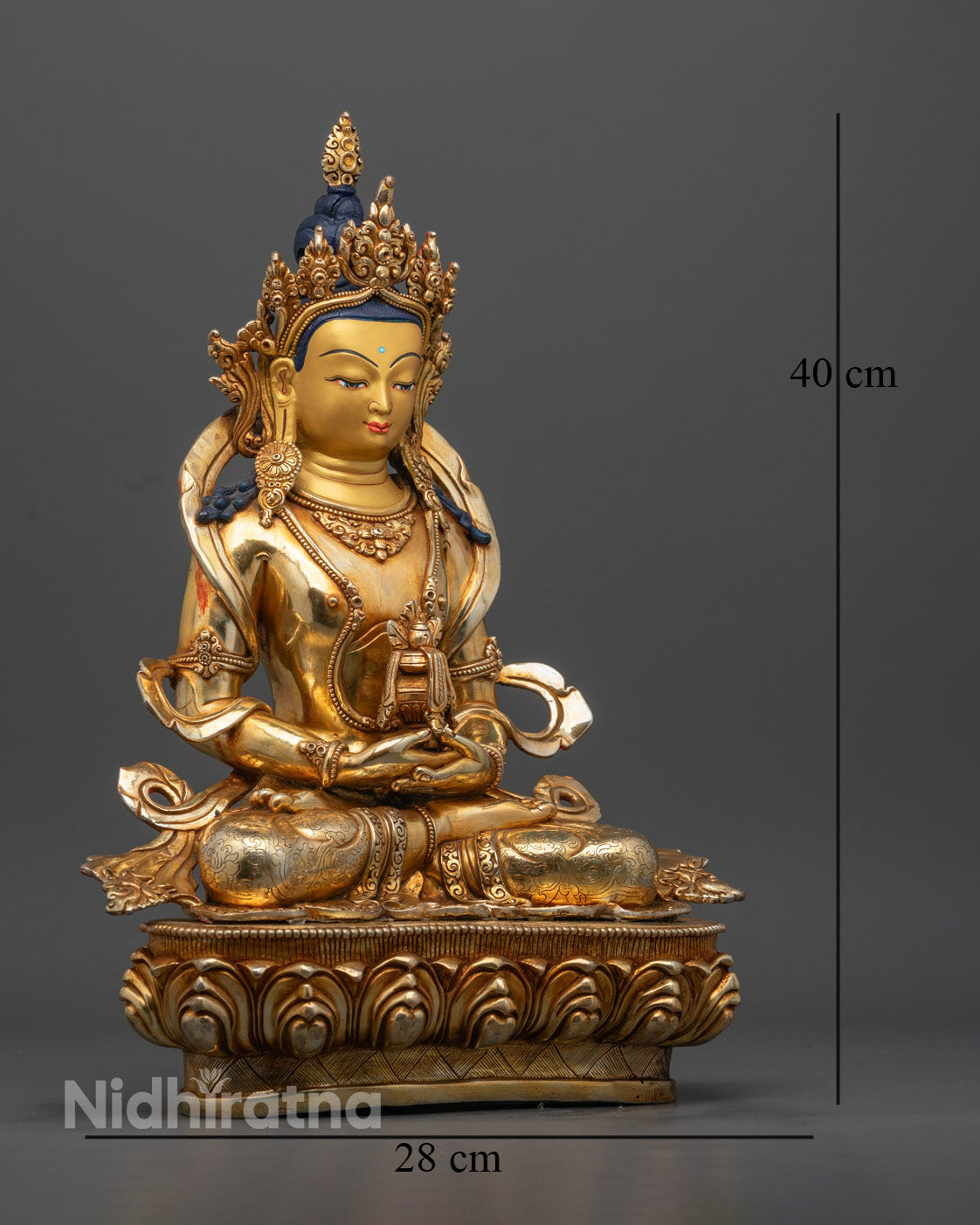Tibetan Amitayus Aparmita Sculpture