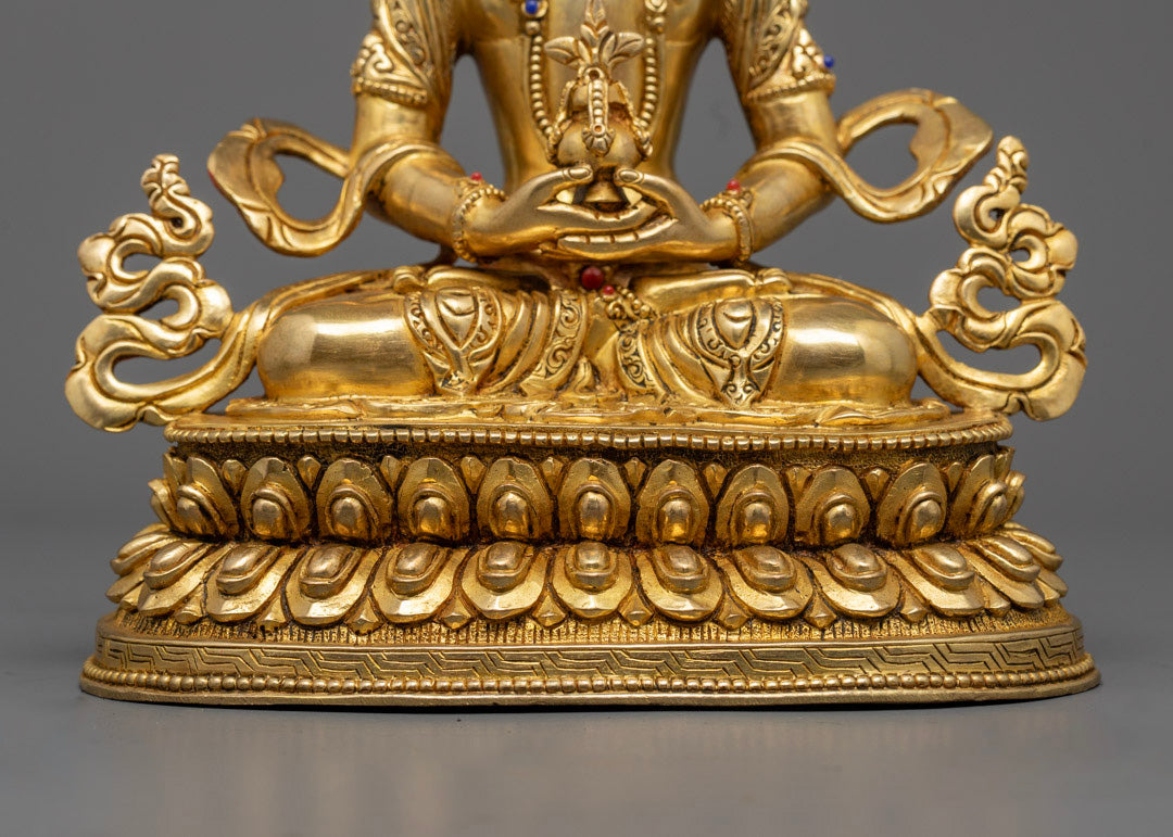 Amitayus Statue| Buddha of Infinite Life & Longevity | Handmade in Nepal