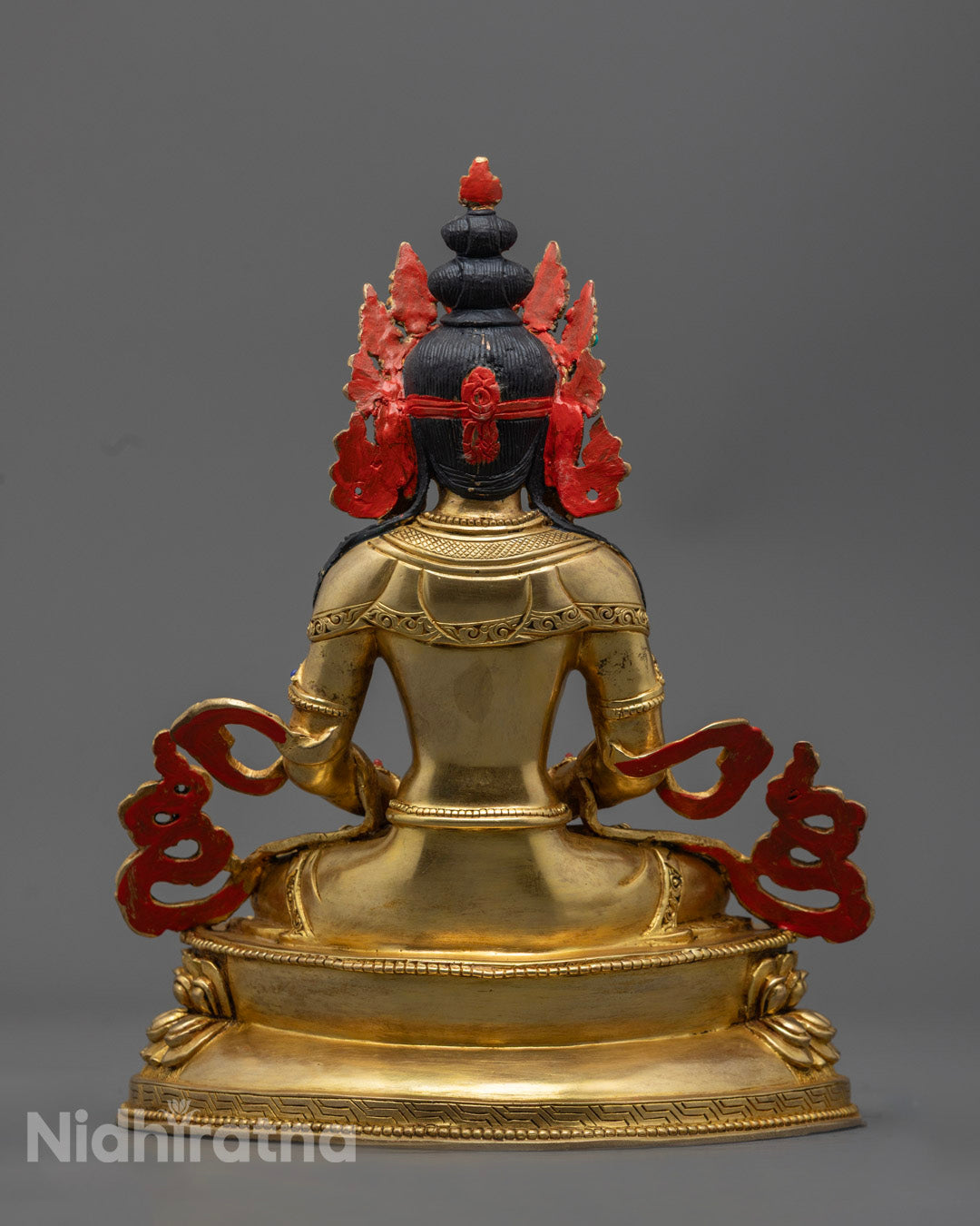 Amitayus Statue| Buddha of Infinite Life & Longevity | Handmade in Nepal