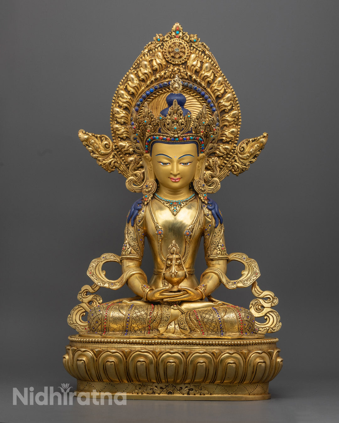 Amitayus Statue | Nepalese Handcrafted Healing Sculpture