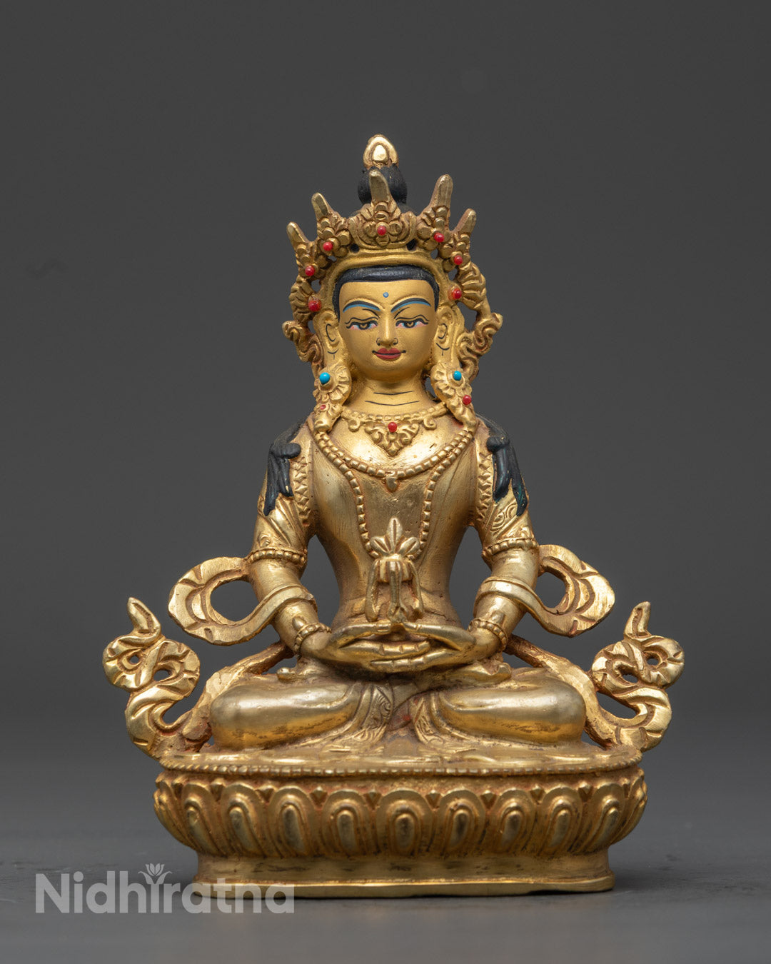 Handcrafted Amitayus Statue – Symbol of Long Life, Wisdom & Blessings