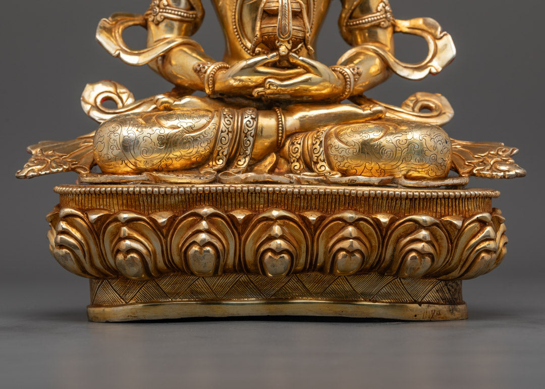 Tibetan Amitayus Aparmita Sculpture