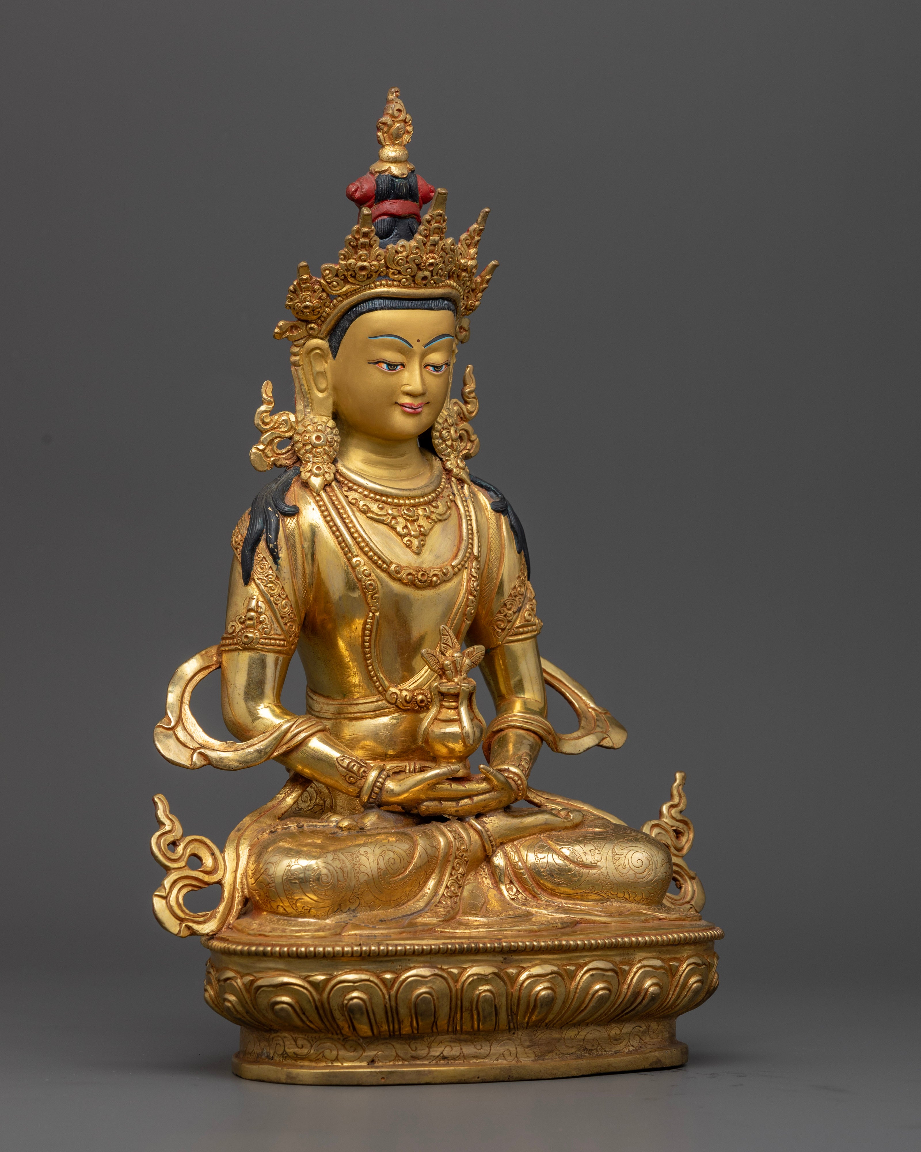 Amitayus statue for longevity | Buddhist Amitayus figure | Peaceful Amitayus statue
