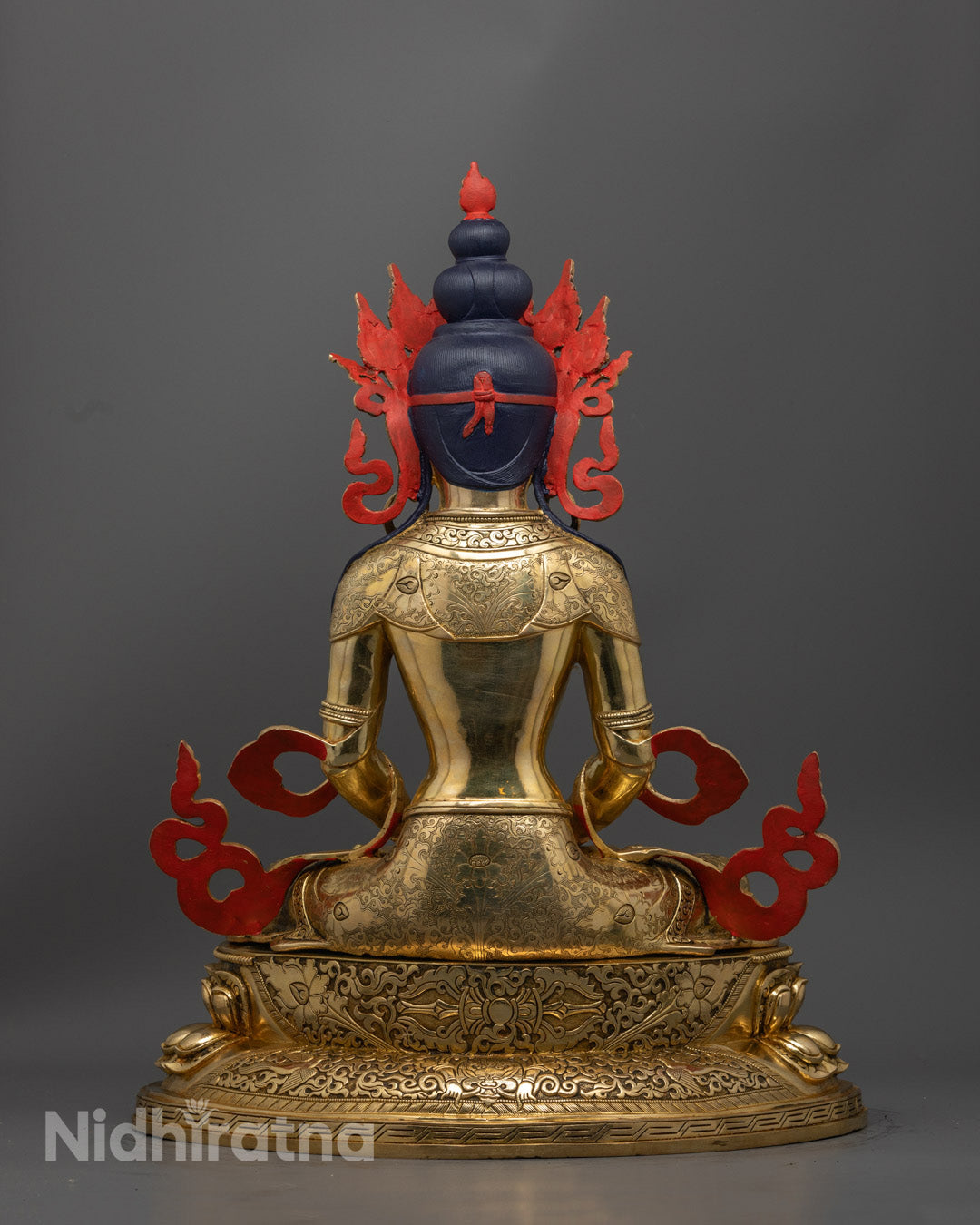 Amitayus Statue | Handcrafted Tibetan Buddha of Long Life