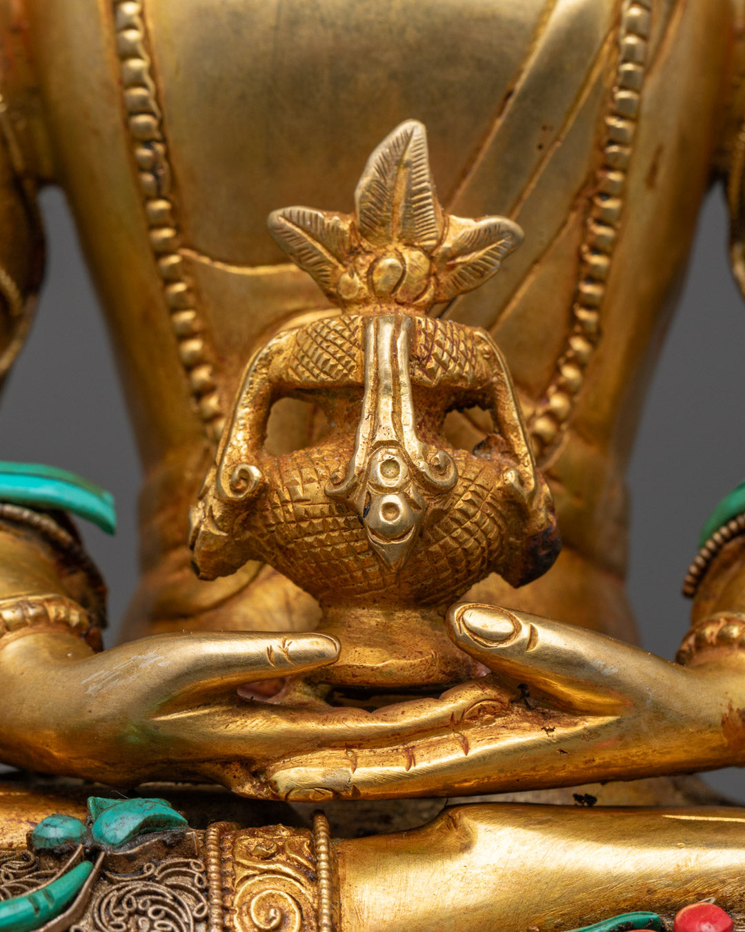 Tibetan Amitayus Buddha Statue | Authentic Handcrafted Statue