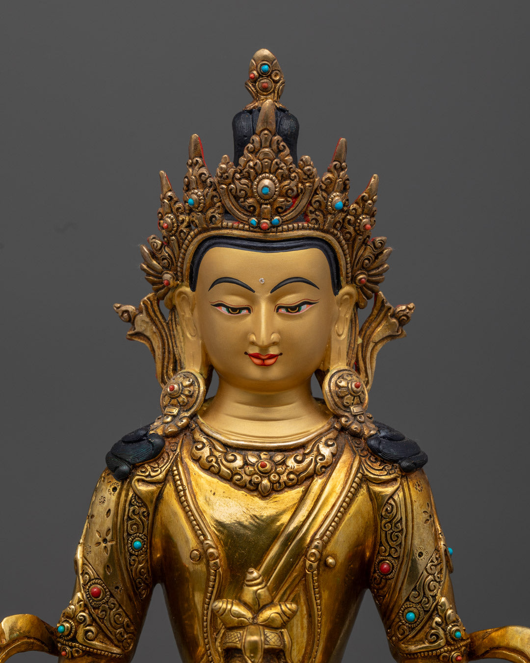 Aparmita Amitayus Tsepame Sculpture | The Buddha of Longevity
