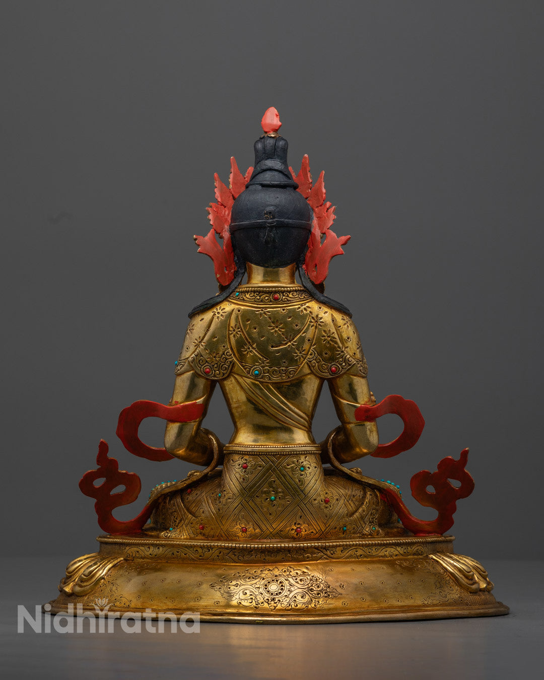 Aparmita Amitayus Tsepame Sculpture | The Buddha of Longevity