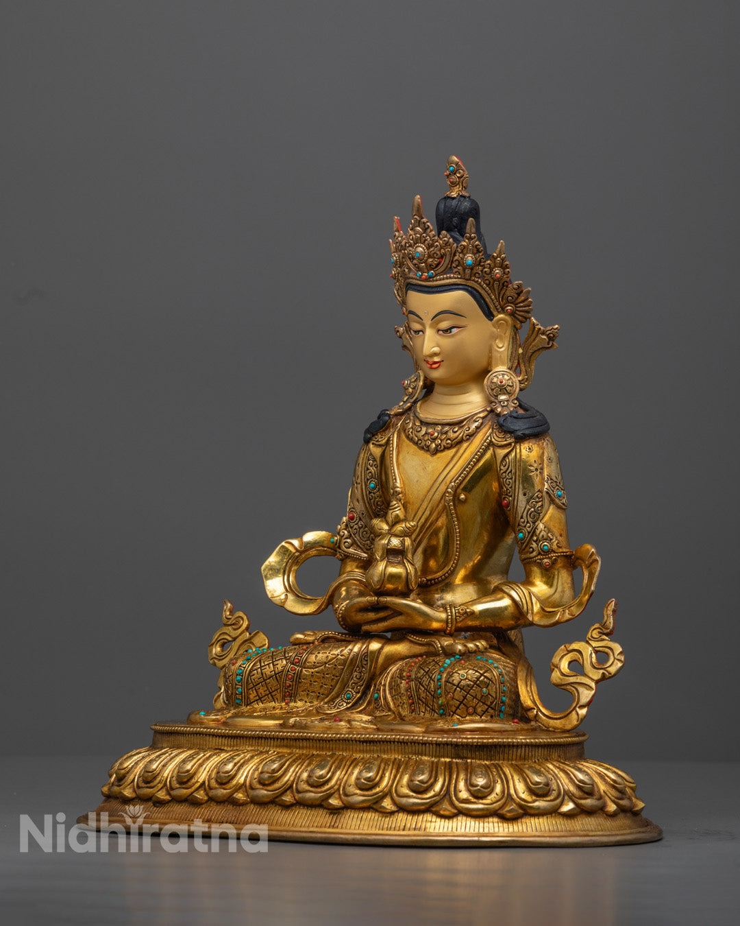Aparmita Amitayus Tsepame Sculpture | The Buddha of Longevity