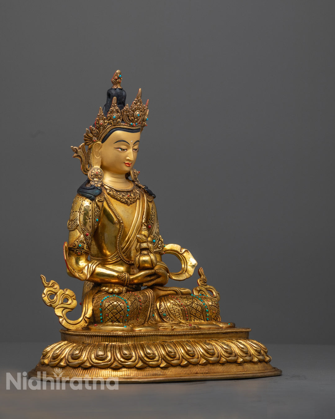 Aparmita Amitayus Tsepame Sculpture | The Buddha of Longevity