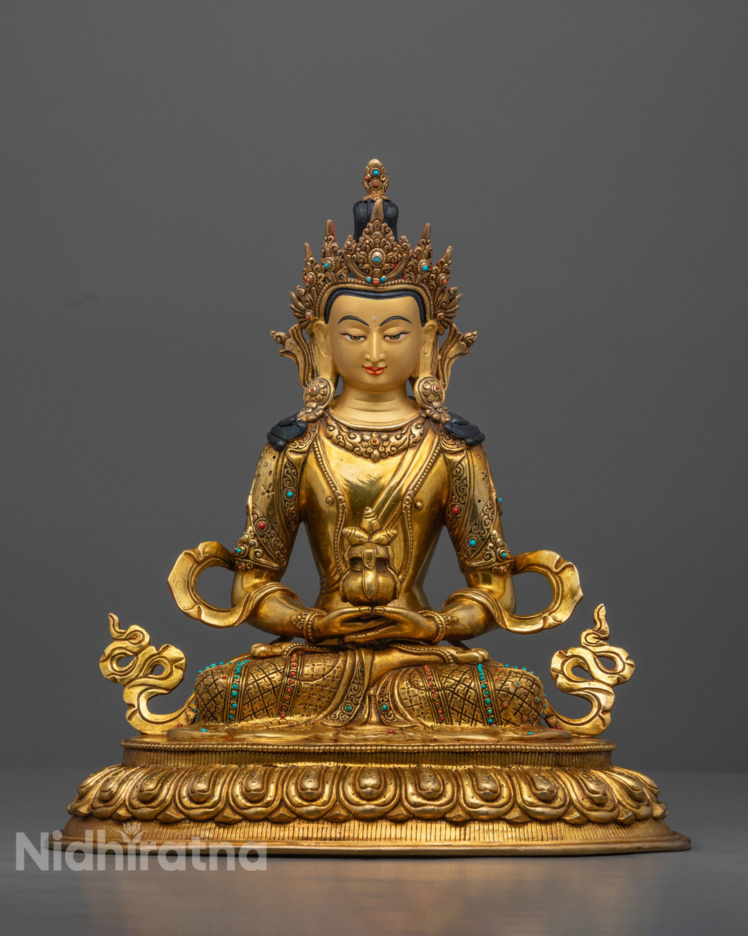 Aparmita Amitayus Tsepame Sculpture | The Buddha of Longevity