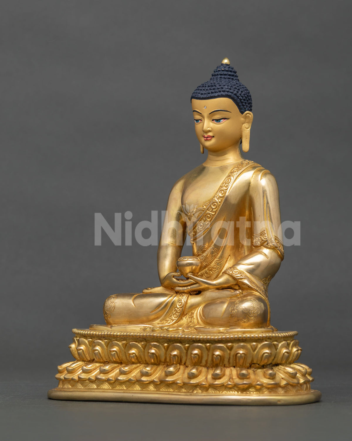Amitabha Buddha Statue – Handcrafted Pure Land Buddhist Sculpture