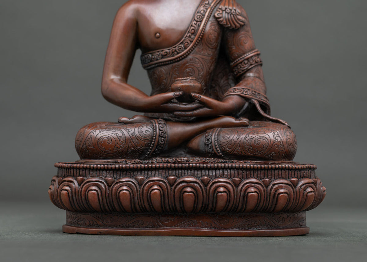 Amitabha Buddha Statue | Handmade Tibetan Buddhist Meditation Artwork