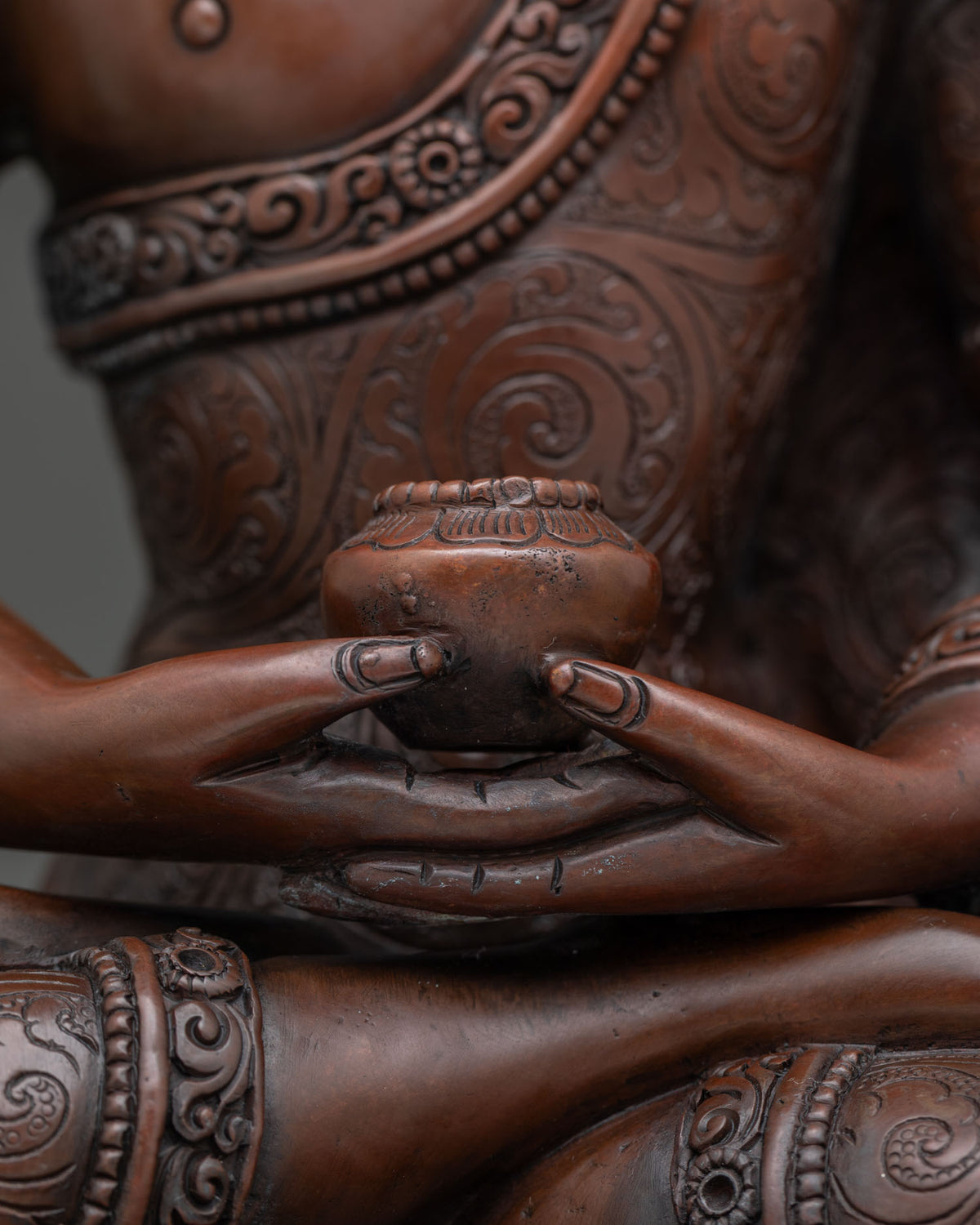 Amitabha Buddha Statue | Handmade Tibetan Buddhist Meditation Artwork