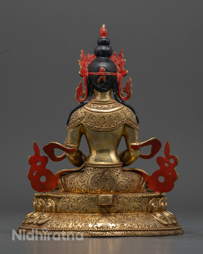 Amitayus Statue | Tibetan Bodhisattva of Healing