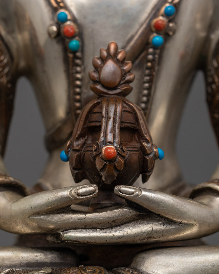 Tibetan Amitayus Buddha Statue | Symbol of Longevity & Eternal Life