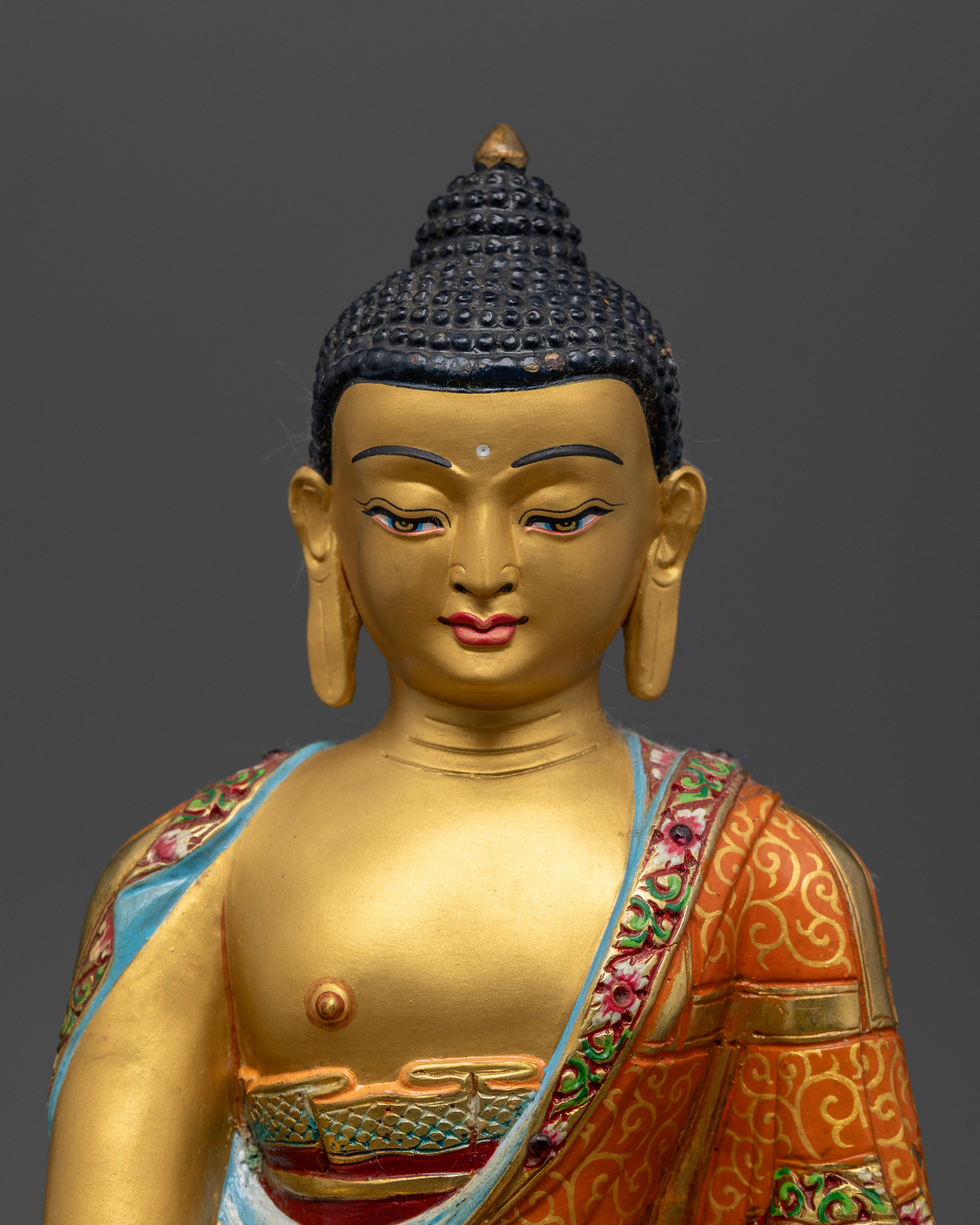 The Awakened One in Gold: Transforming Suffering into Enlightenment