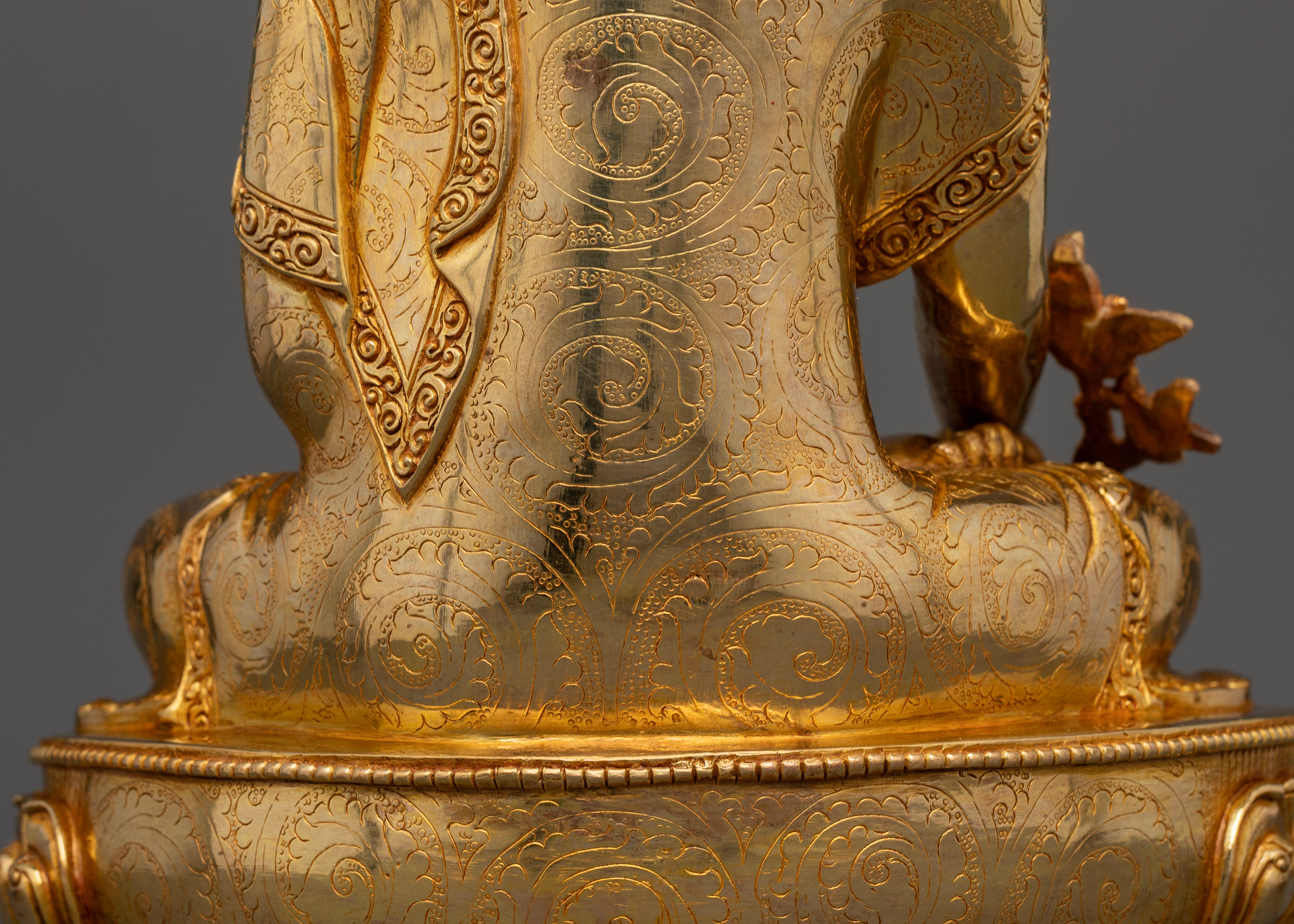 Medicine Buddha Statue - Healing Presence for Spiritual Wellness