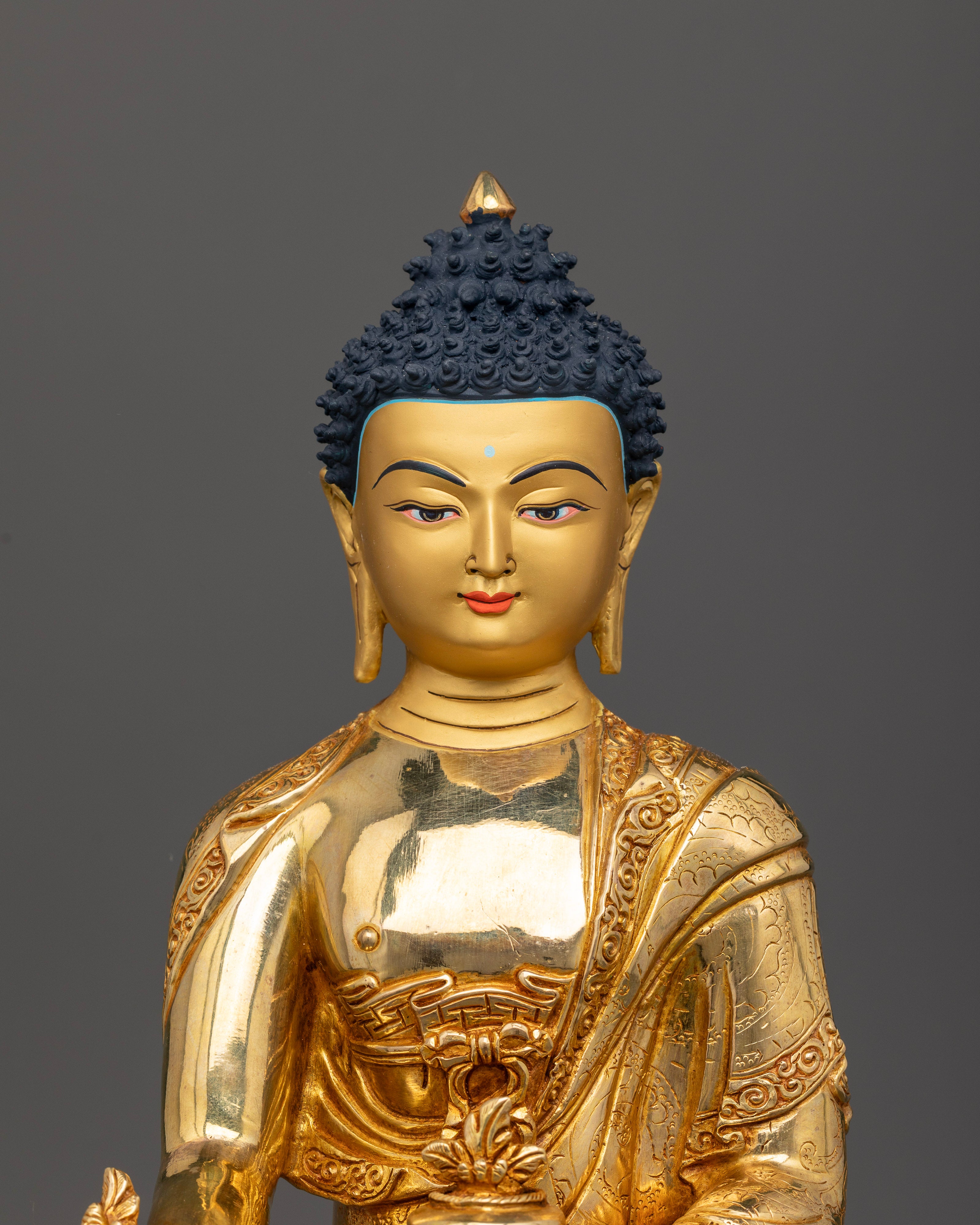 Medicine Buddha Statue - Healing Presence for Spiritual Wellness