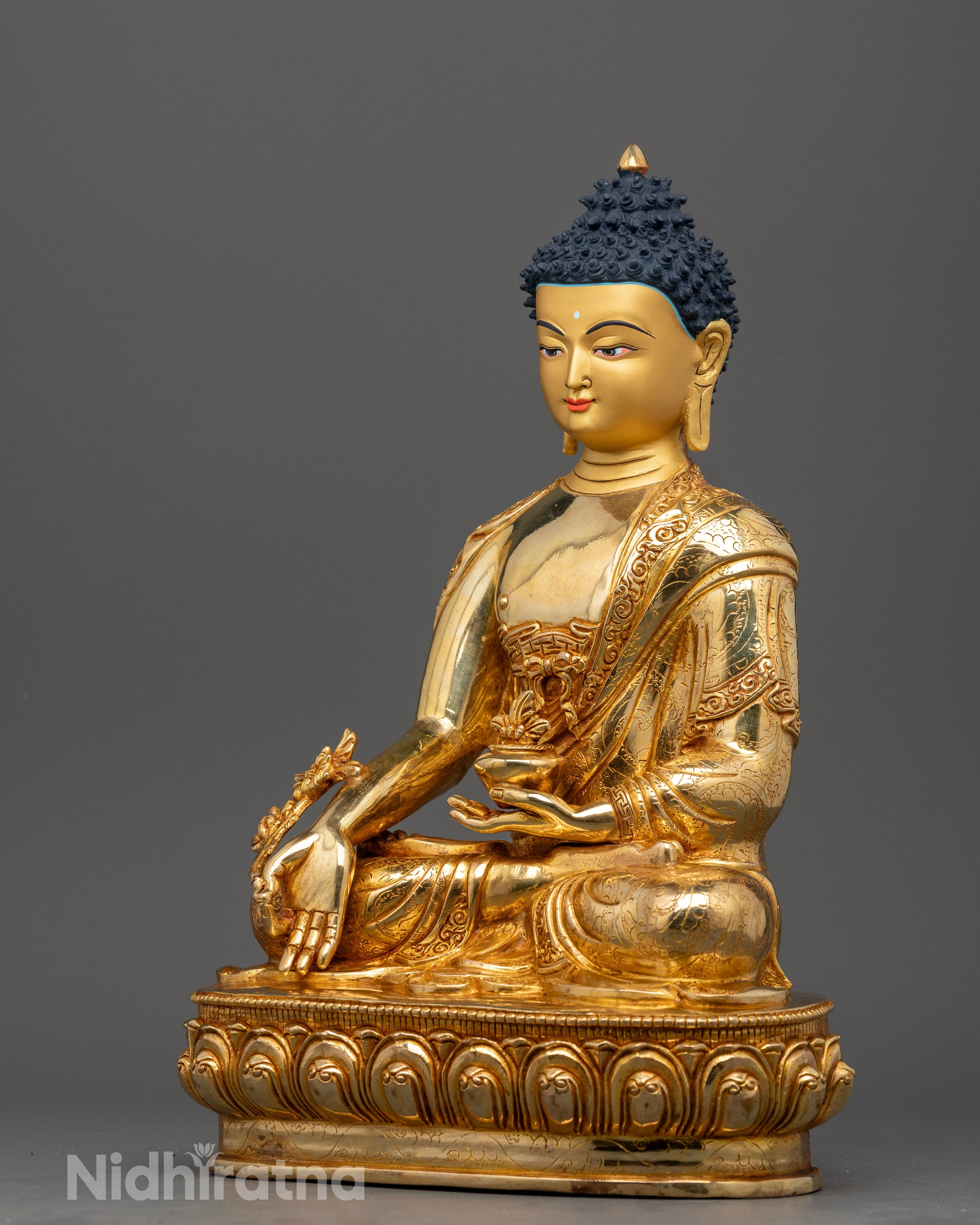 Medicine Buddha Statue - Healing Presence for Spiritual Wellness