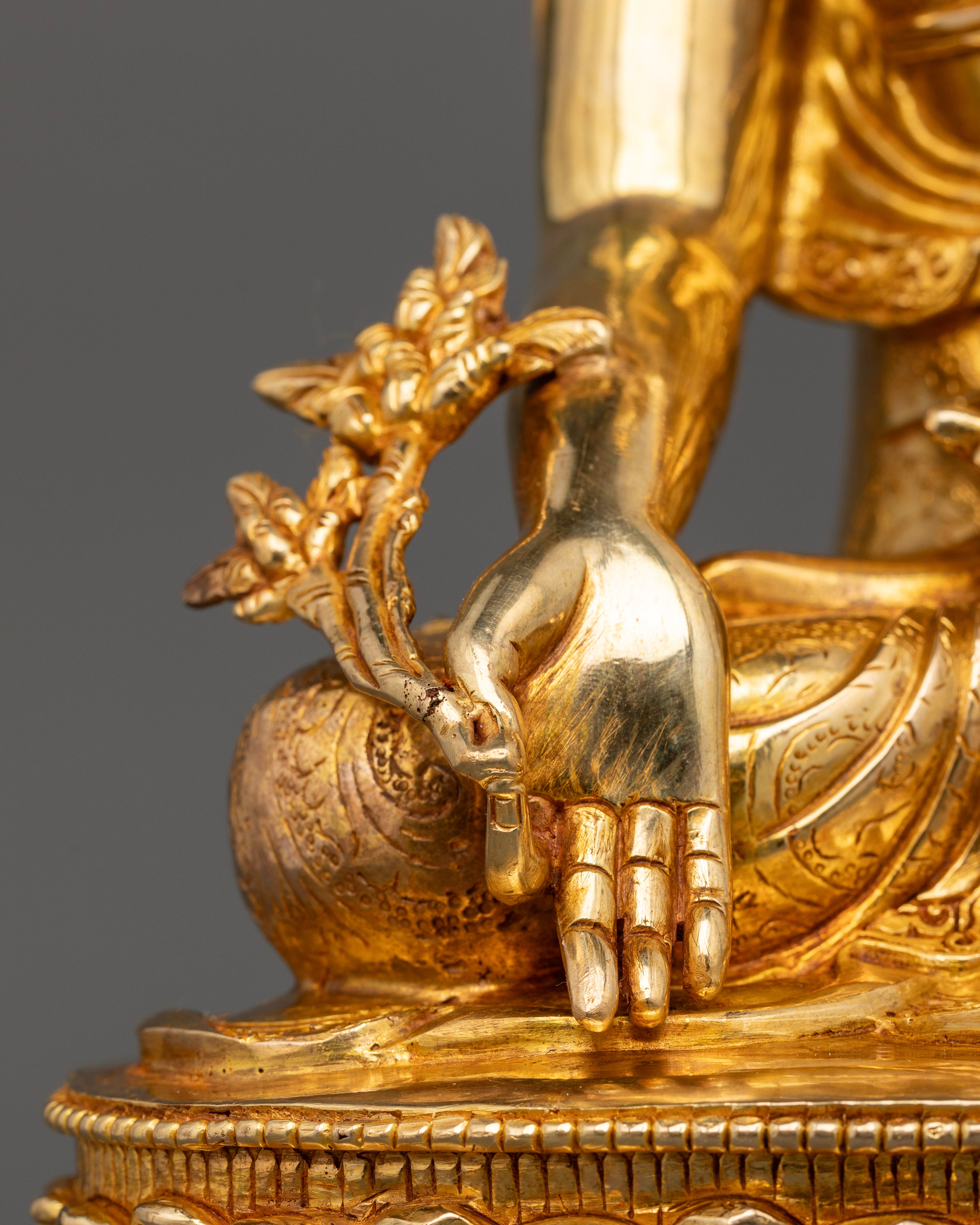 Medicine Buddha Statue - Healing Presence for Spiritual Wellness