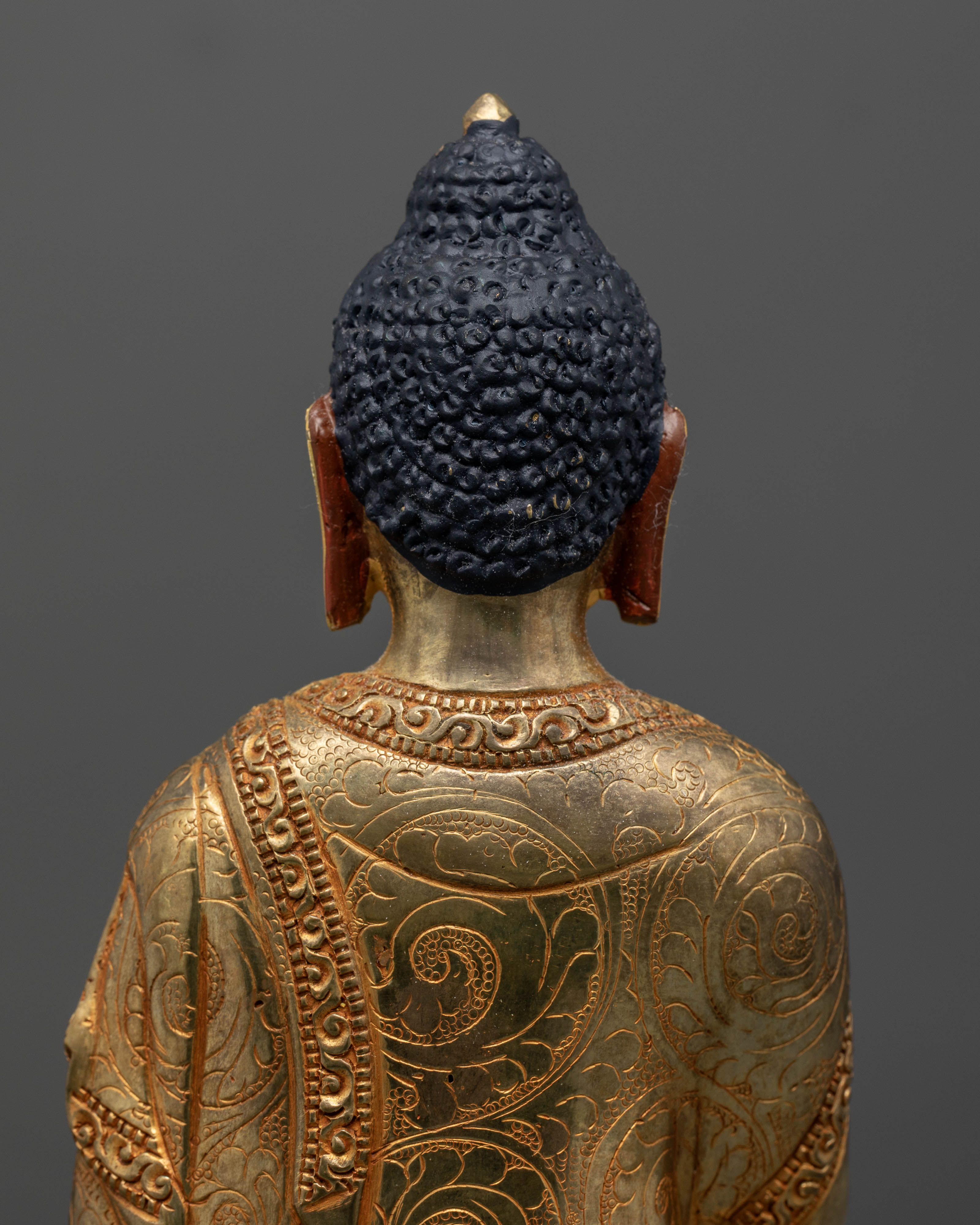 8 Inch Shakyamuni Buddha Statue on Lotus