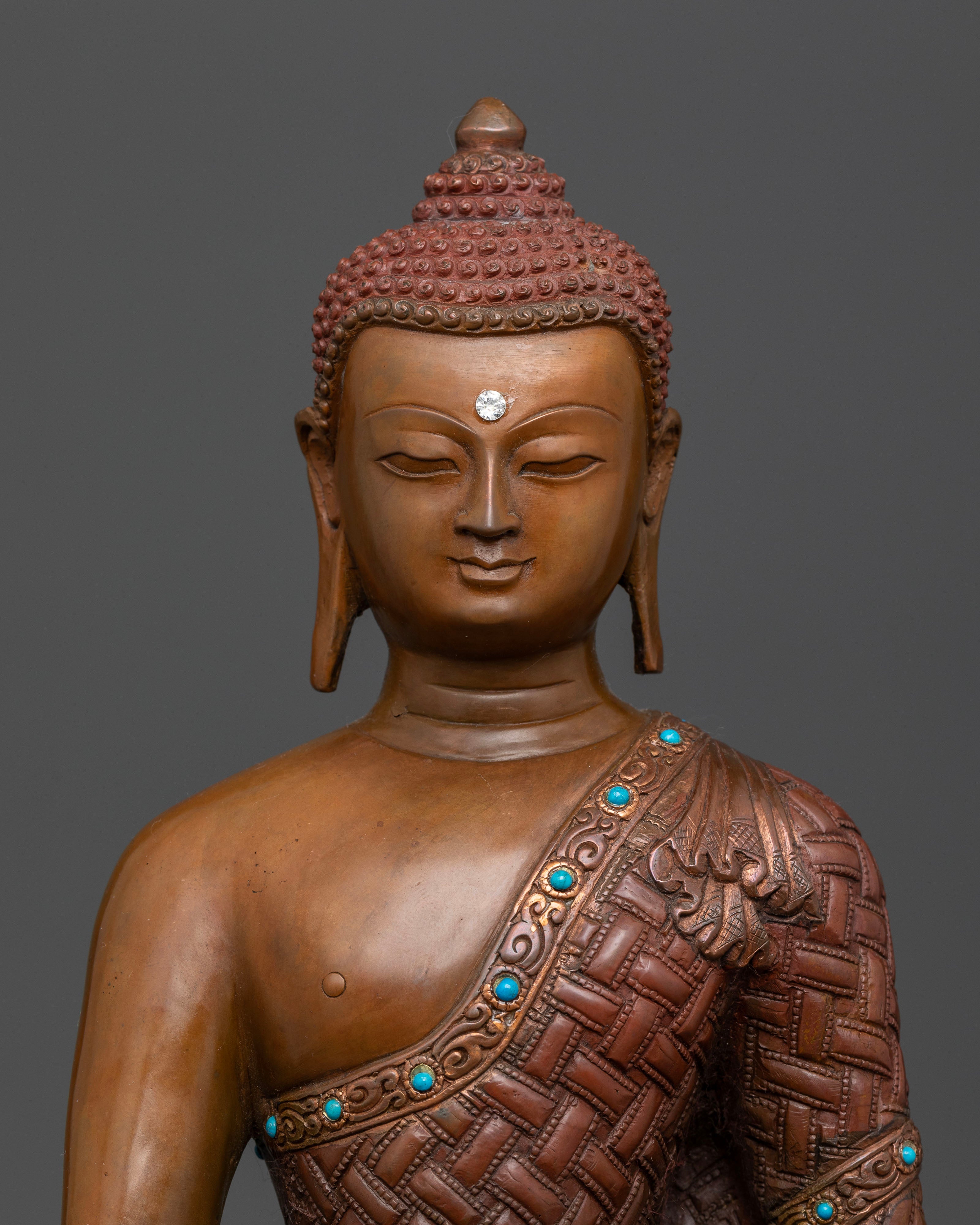 Authentic Oxidized Shakyamuni Buddha