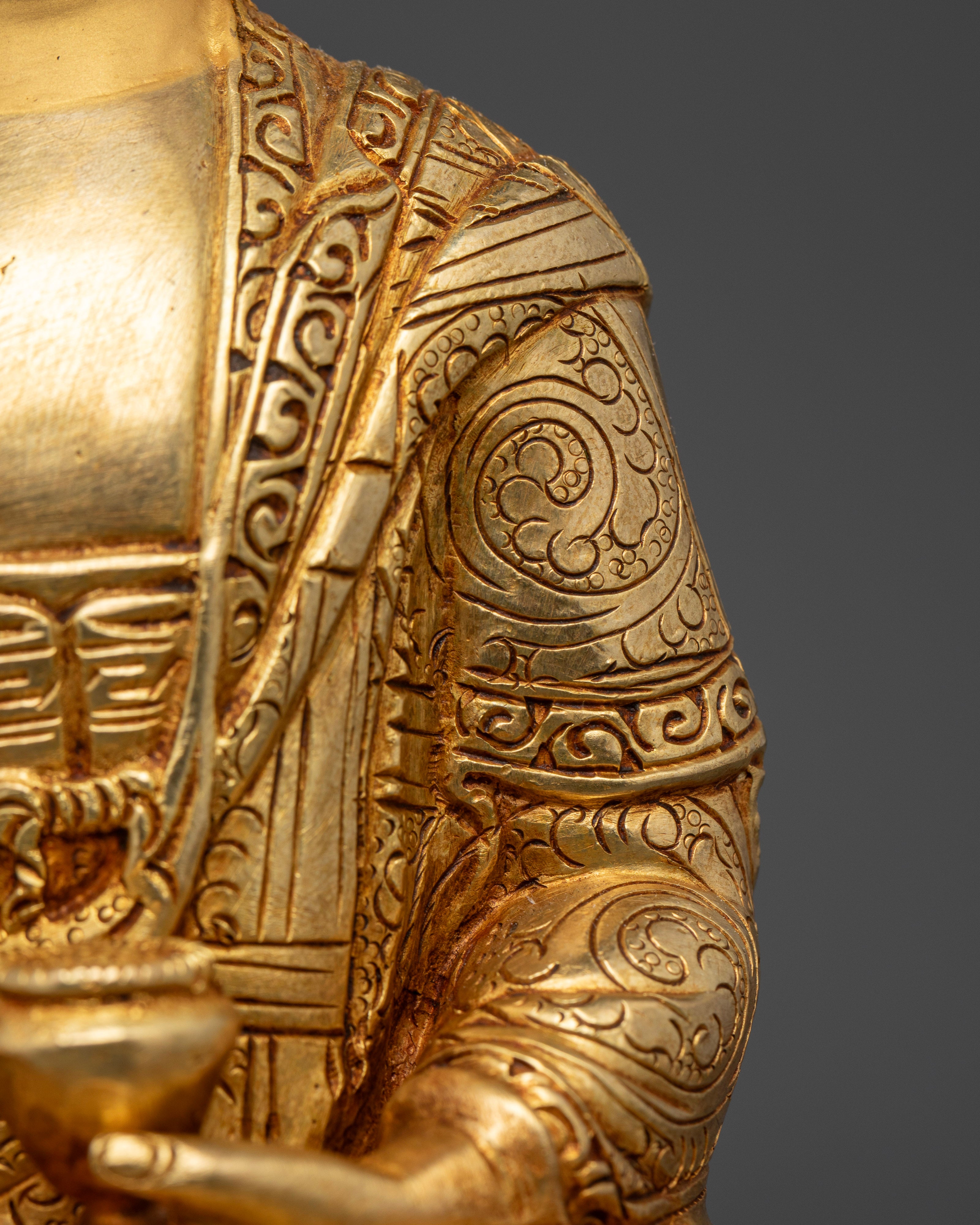 Handcrafted Shakyamuni Buddha for Spiritual Connection