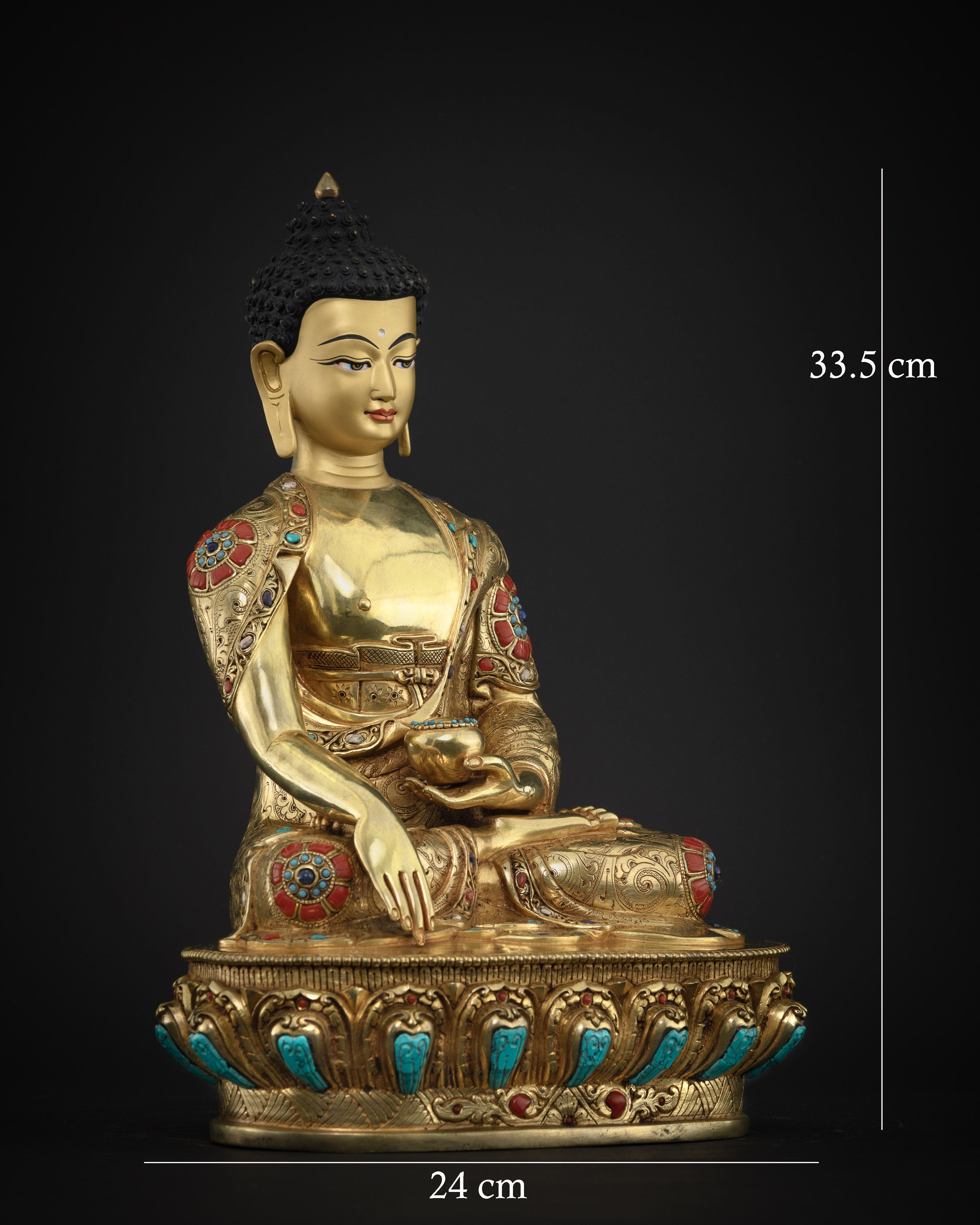 Practice with a Buddha Siddhartha Gautama Shakyamuni Statue