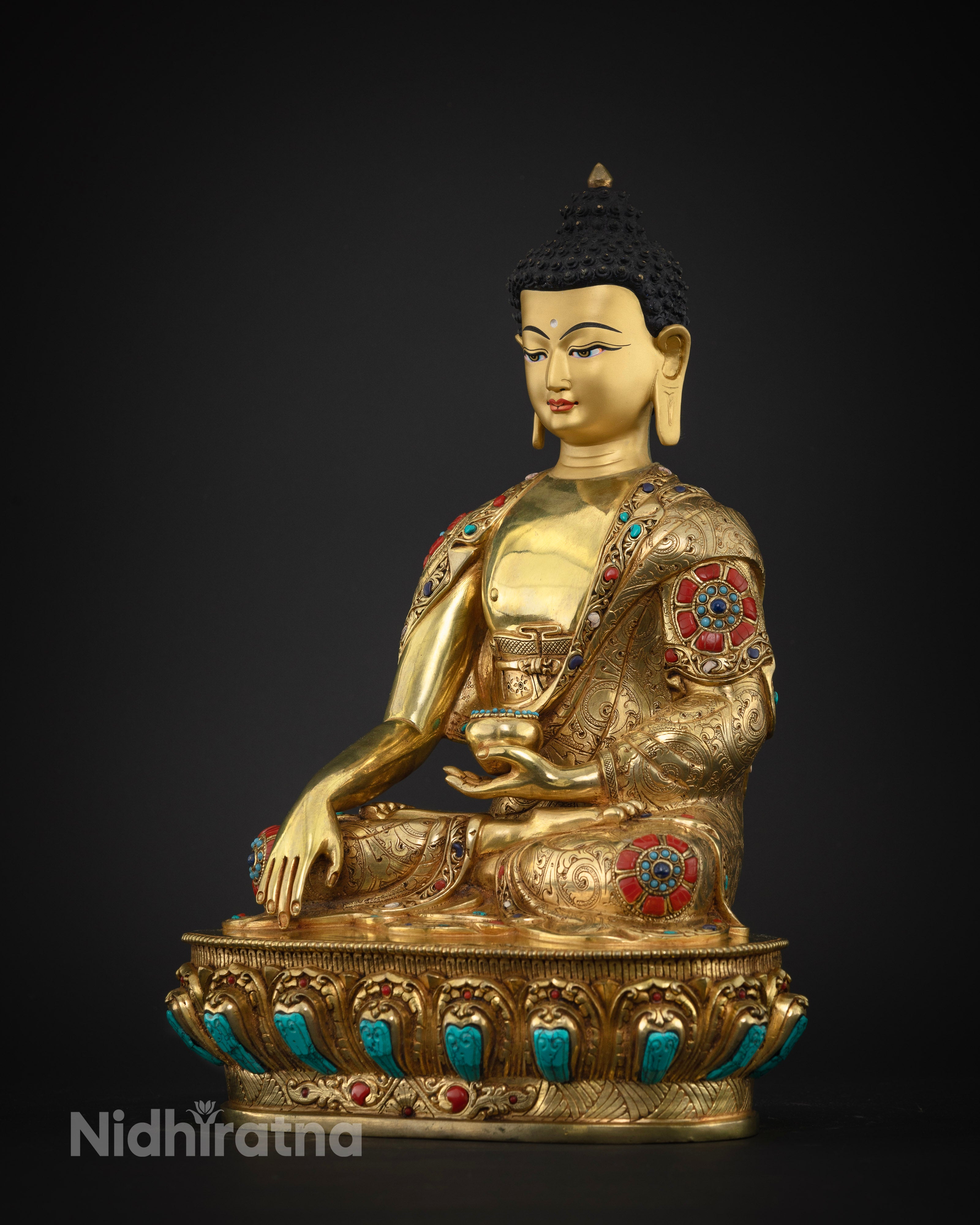 Practice with a Buddha Siddhartha Gautama Shakyamuni Statue