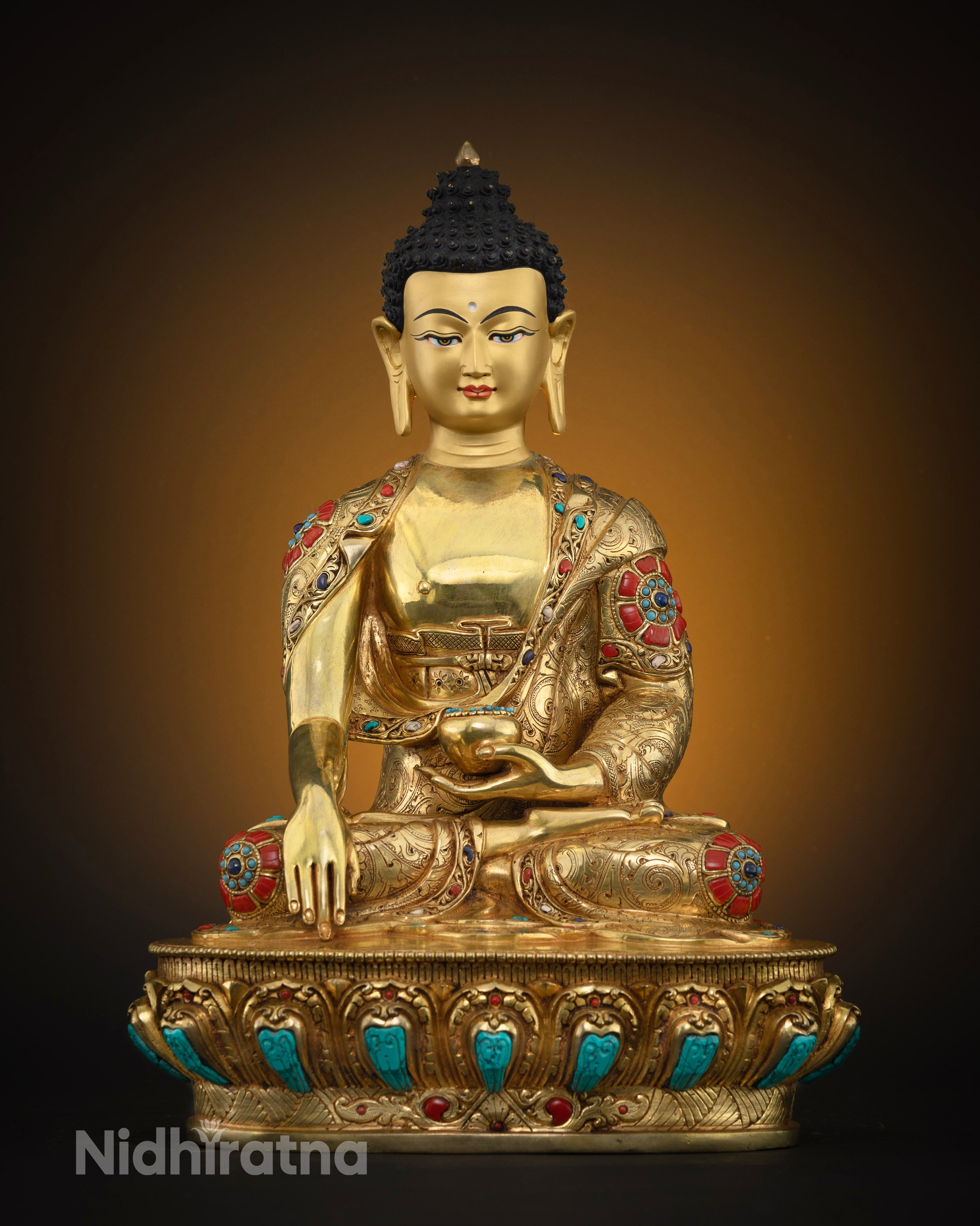 Practice with a Buddha Siddhartha Gautama Shakyamuni Statue