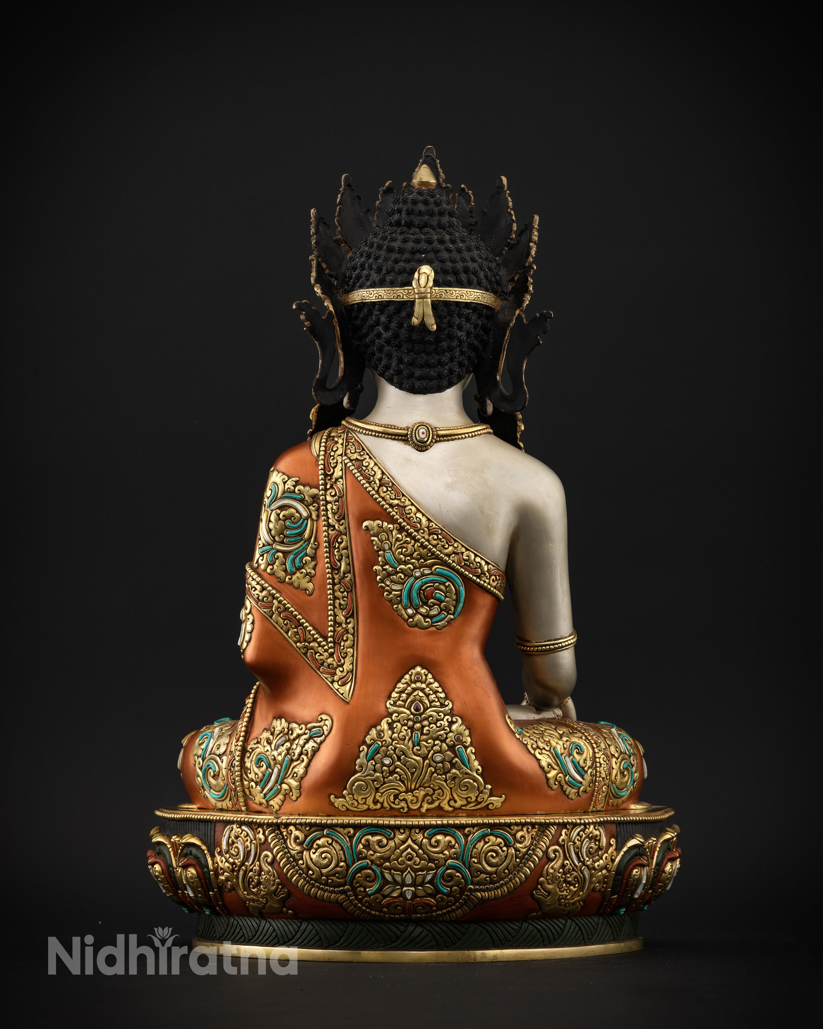 Crowned Shakyamuni Buddha Statue
