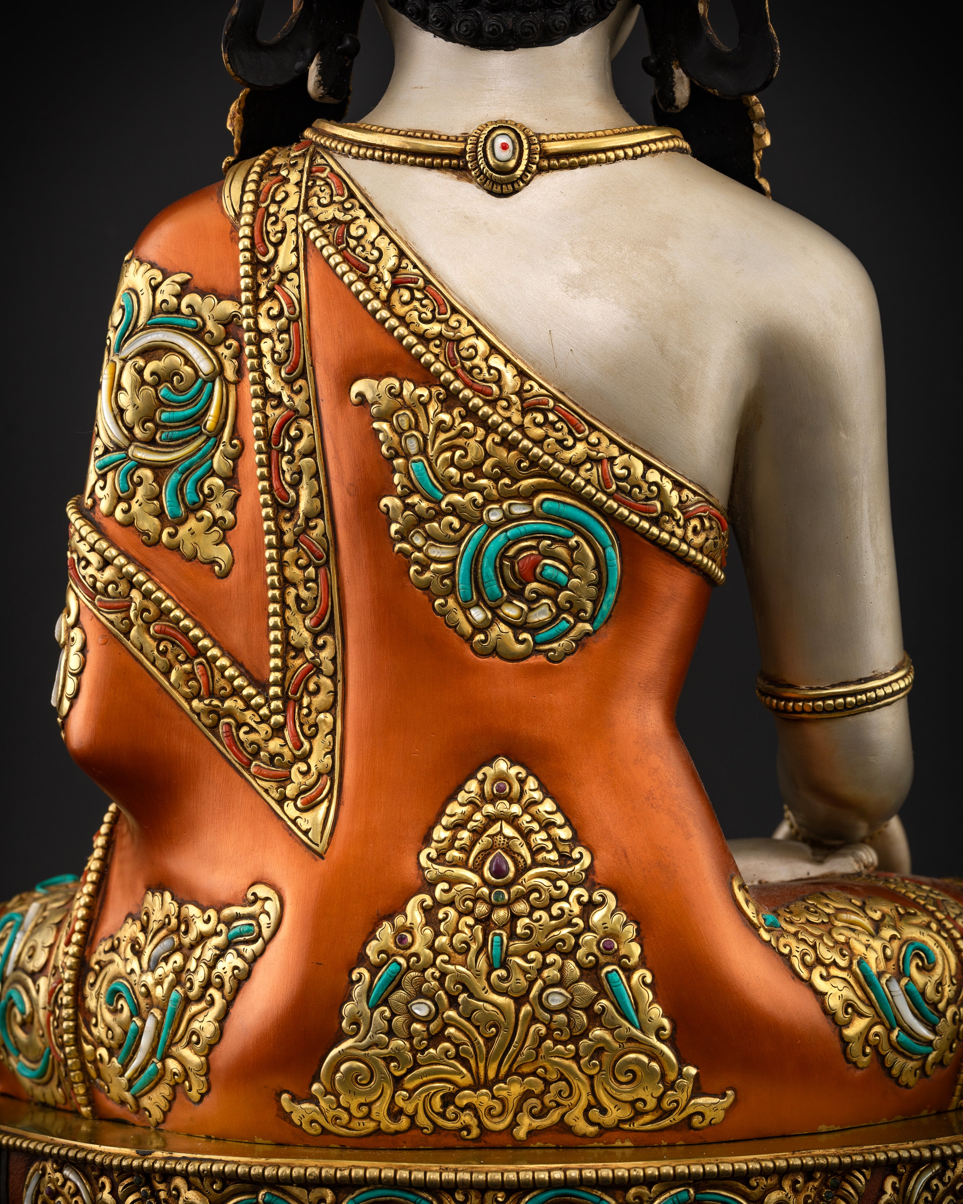 Crowned Shakyamuni Buddha Statue