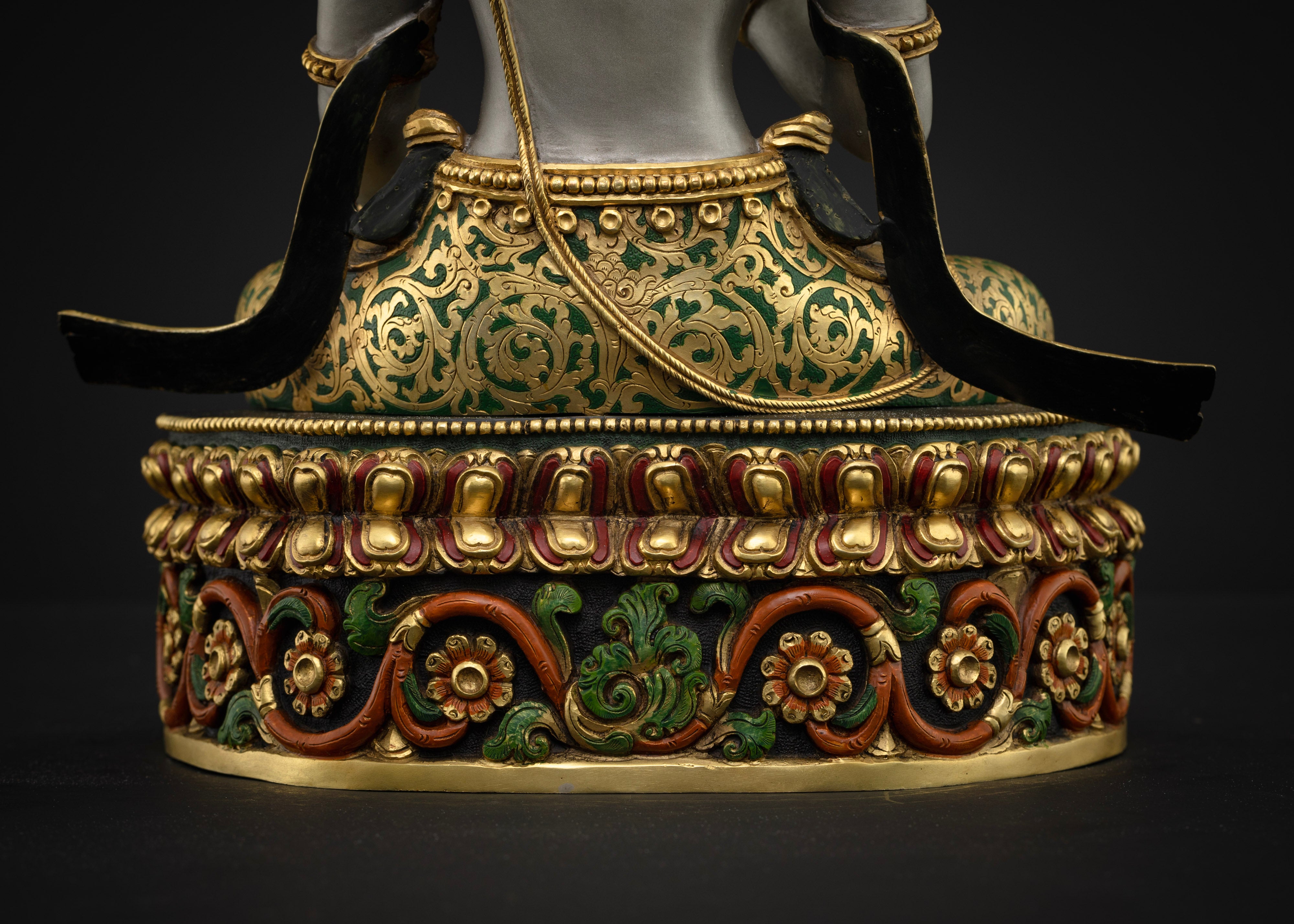 Seated Bodhisattva Mahasthamaprapta Statue