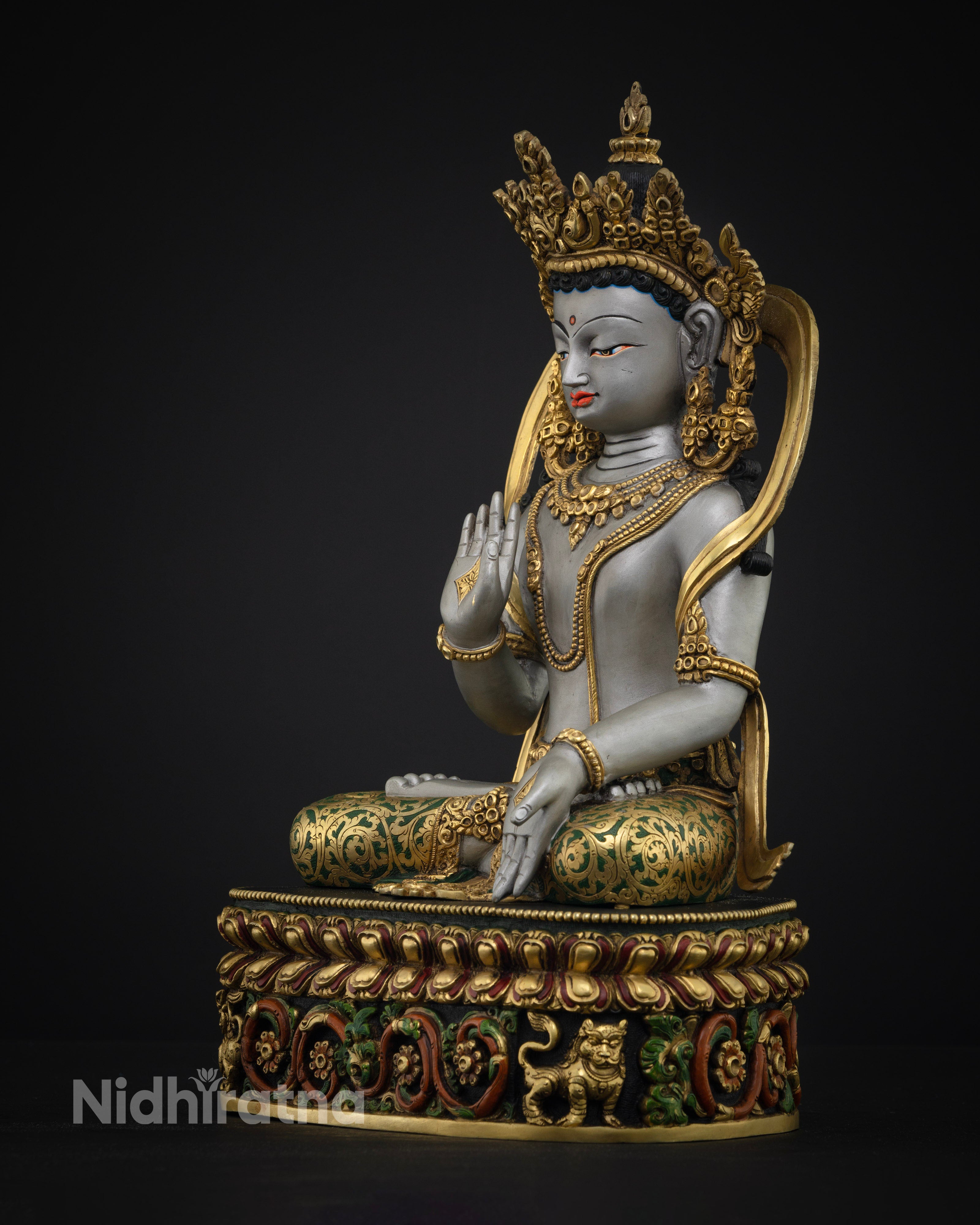 Seated Bodhisattva Mahasthamaprapta Statue