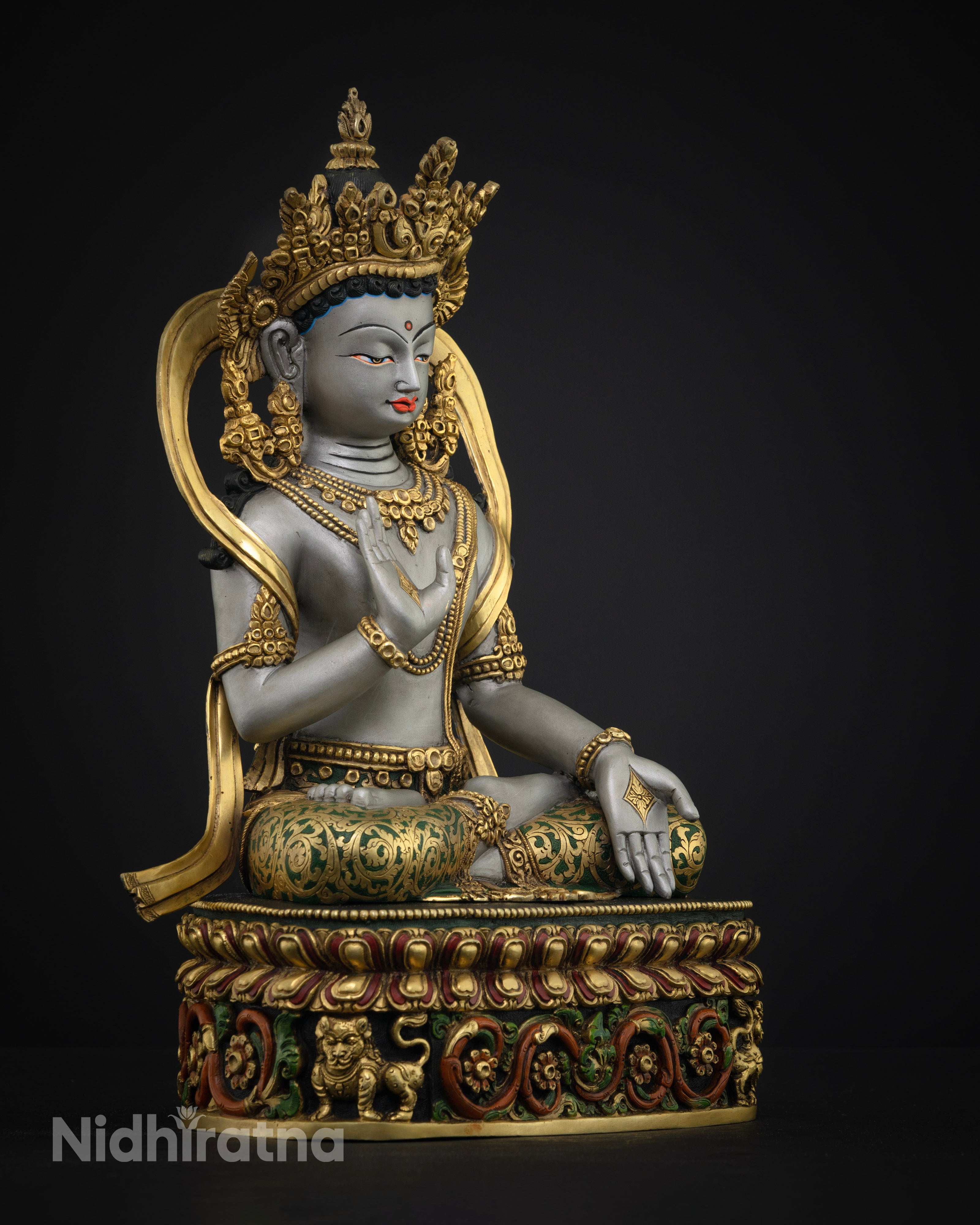 Seated Bodhisattva Mahasthamaprapta Statue