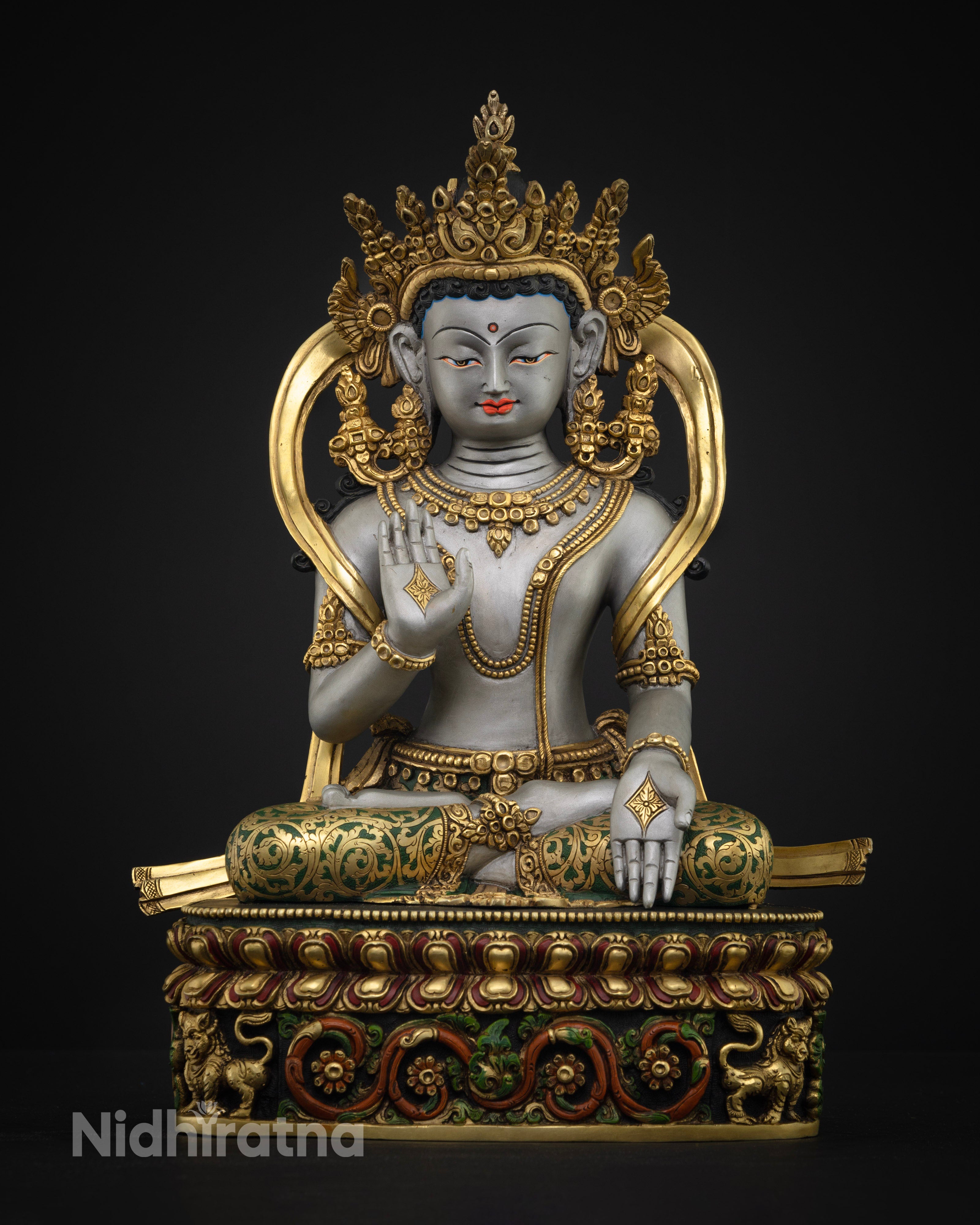 Seated Bodhisattva Mahasthamaprapta Statue