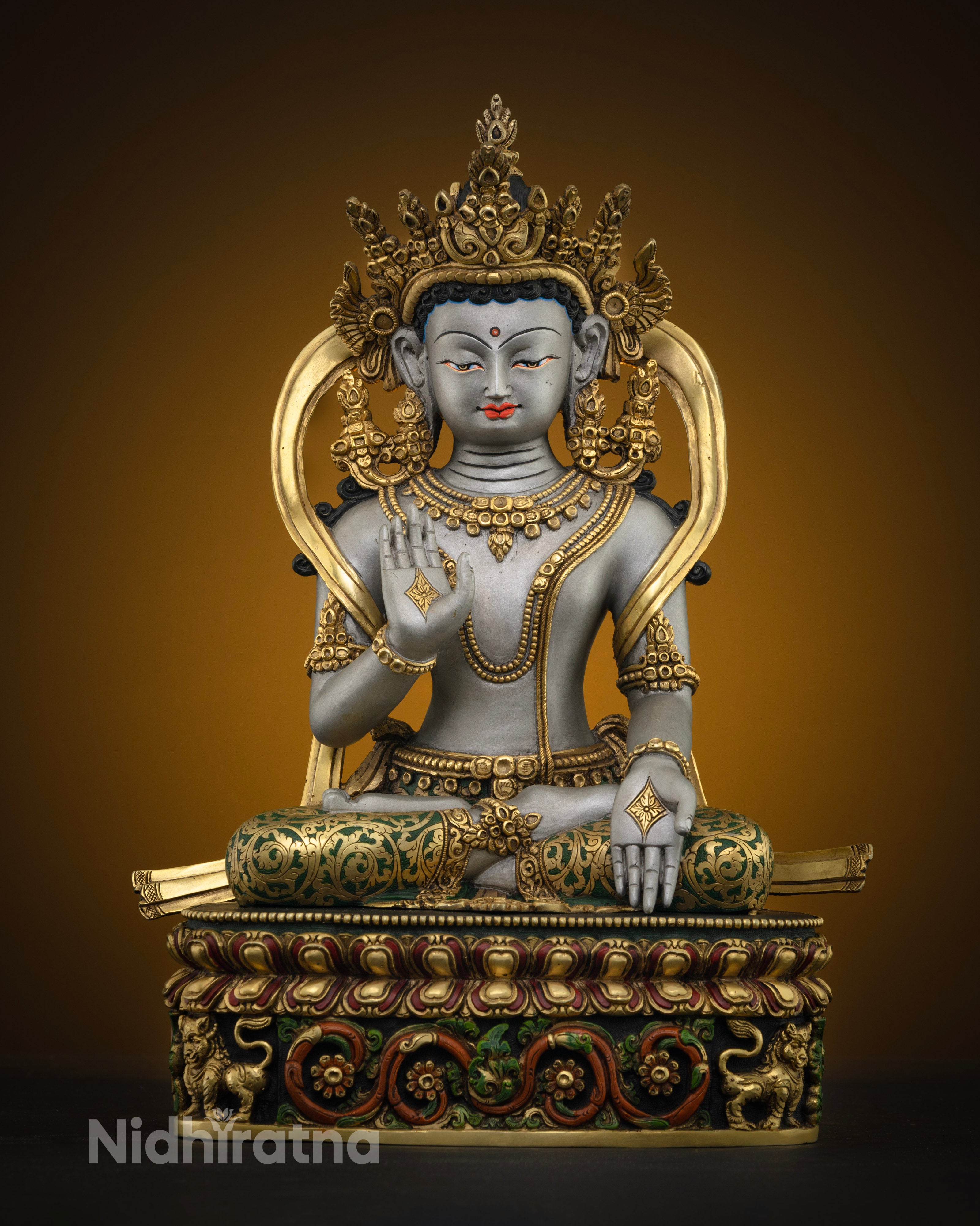 Seated Bodhisattva Mahasthamaprapta Statue