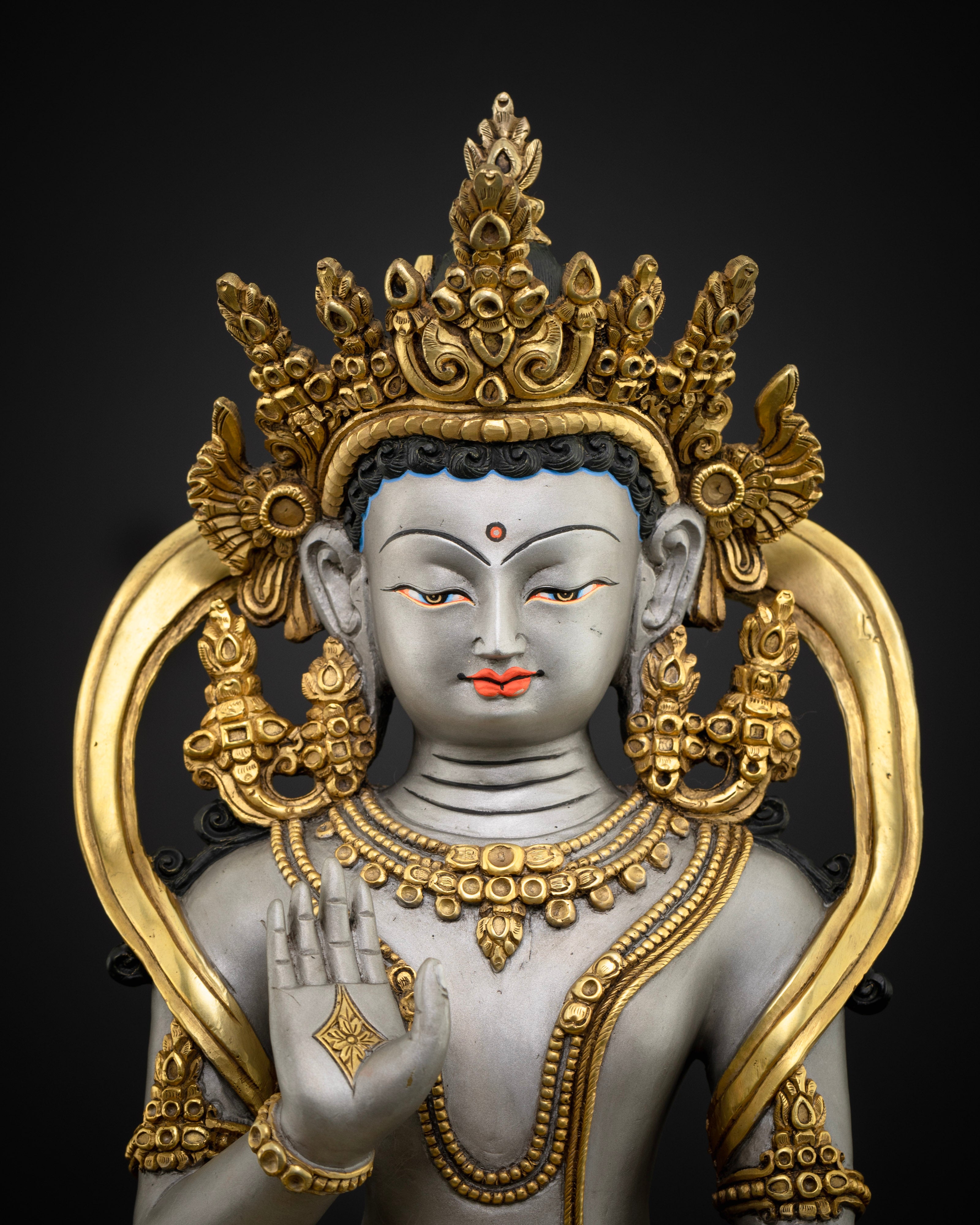 Seated Bodhisattva Mahasthamaprapta Statue