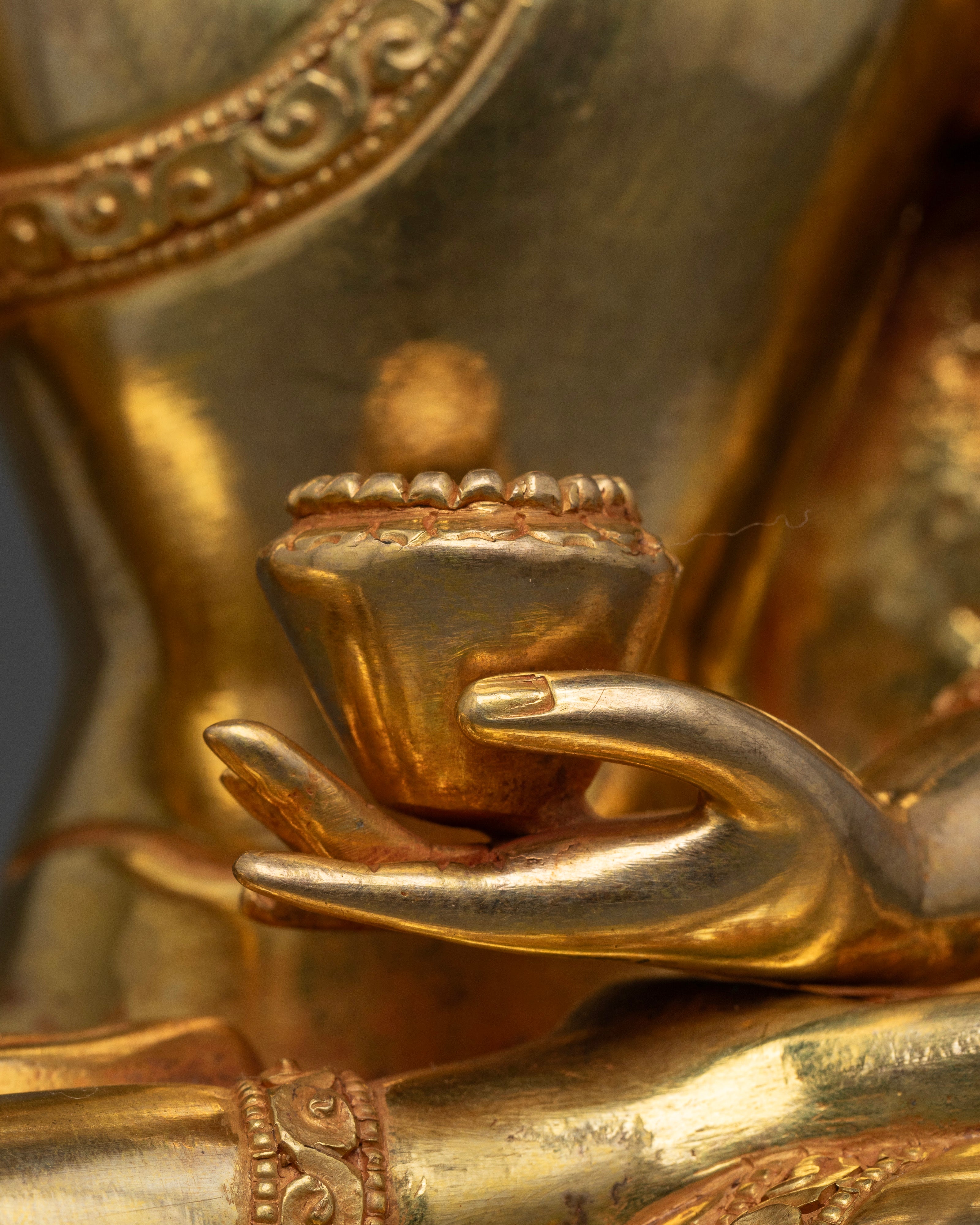 Namo Shakyamuni Buddha Mantra Practice Statue
