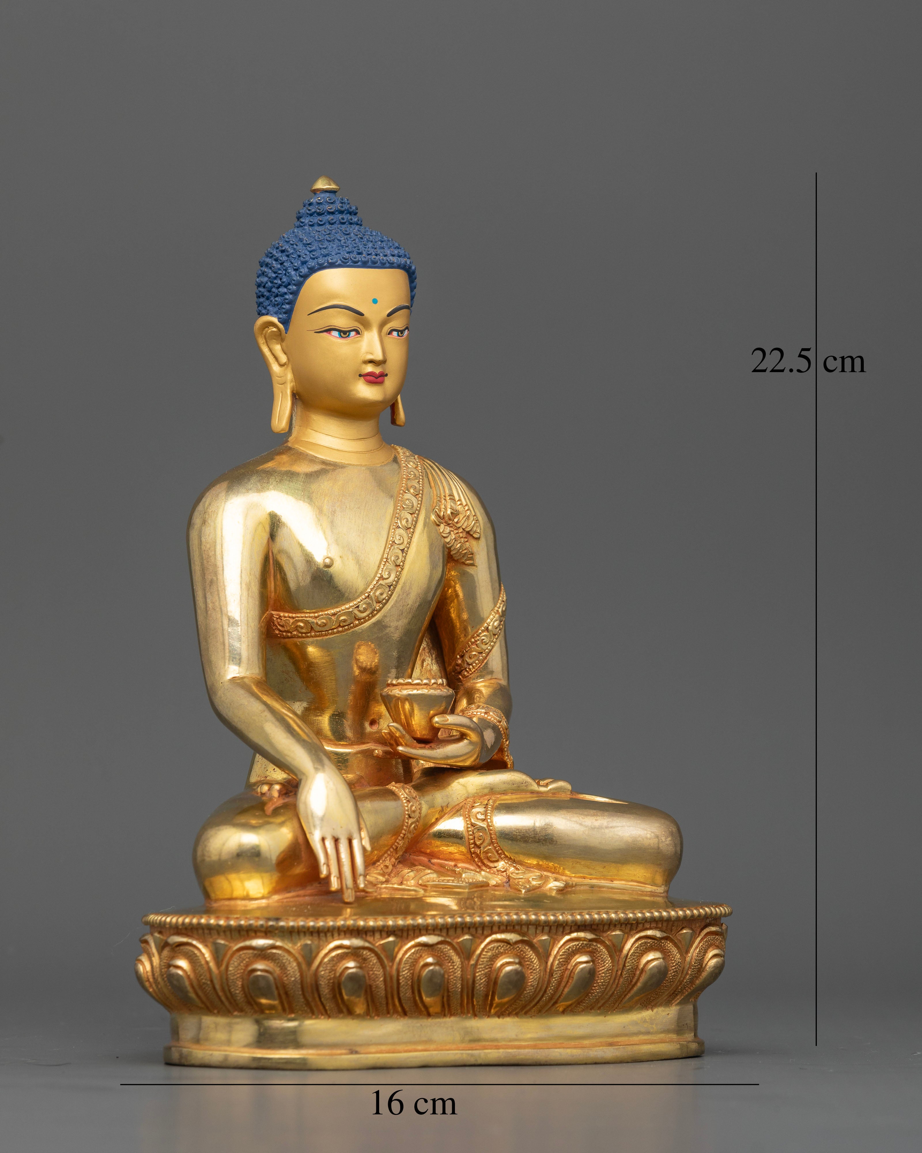 Namo Shakyamuni Buddha Mantra Practice Statue