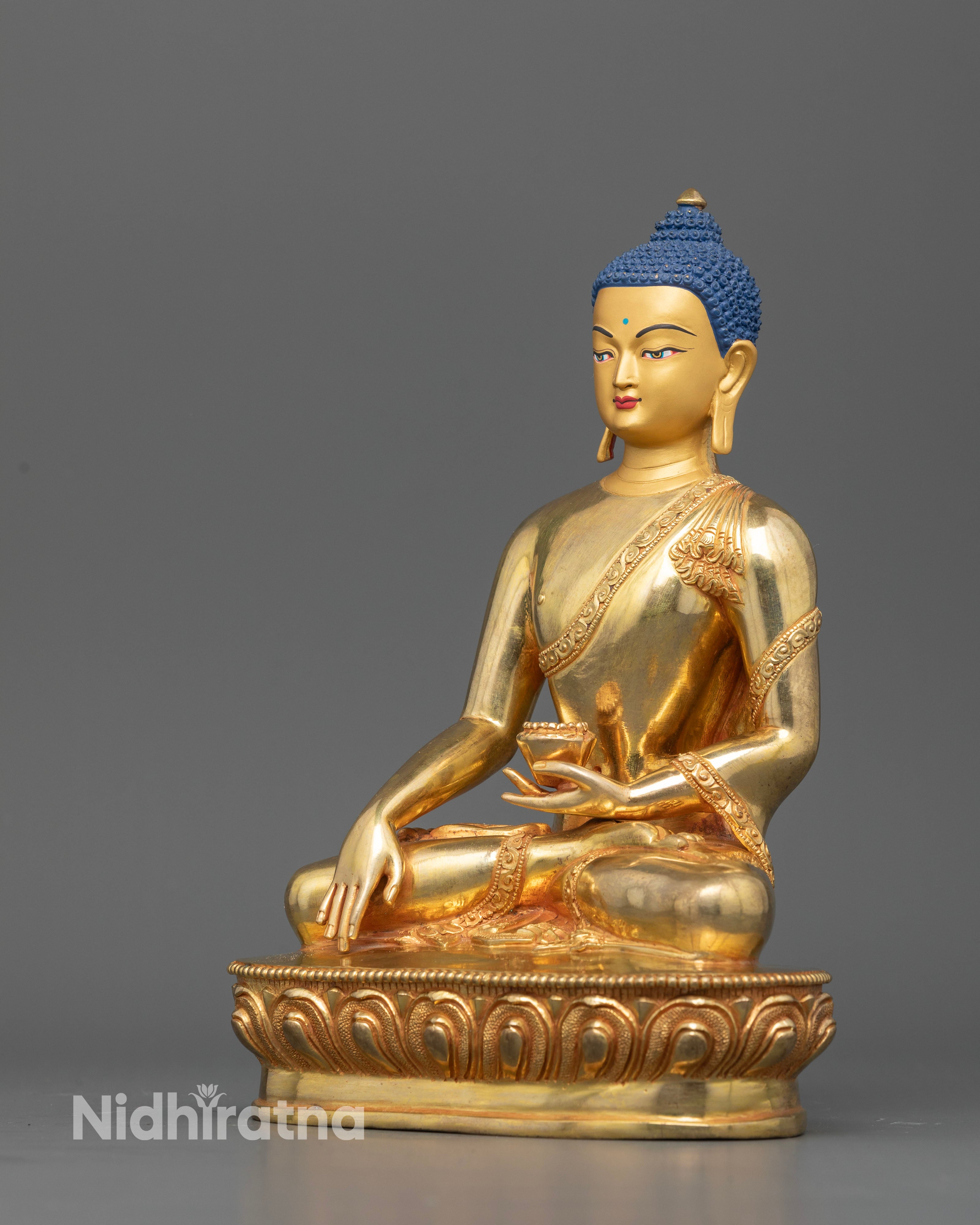 Namo Shakyamuni Buddha Mantra Practice Statue