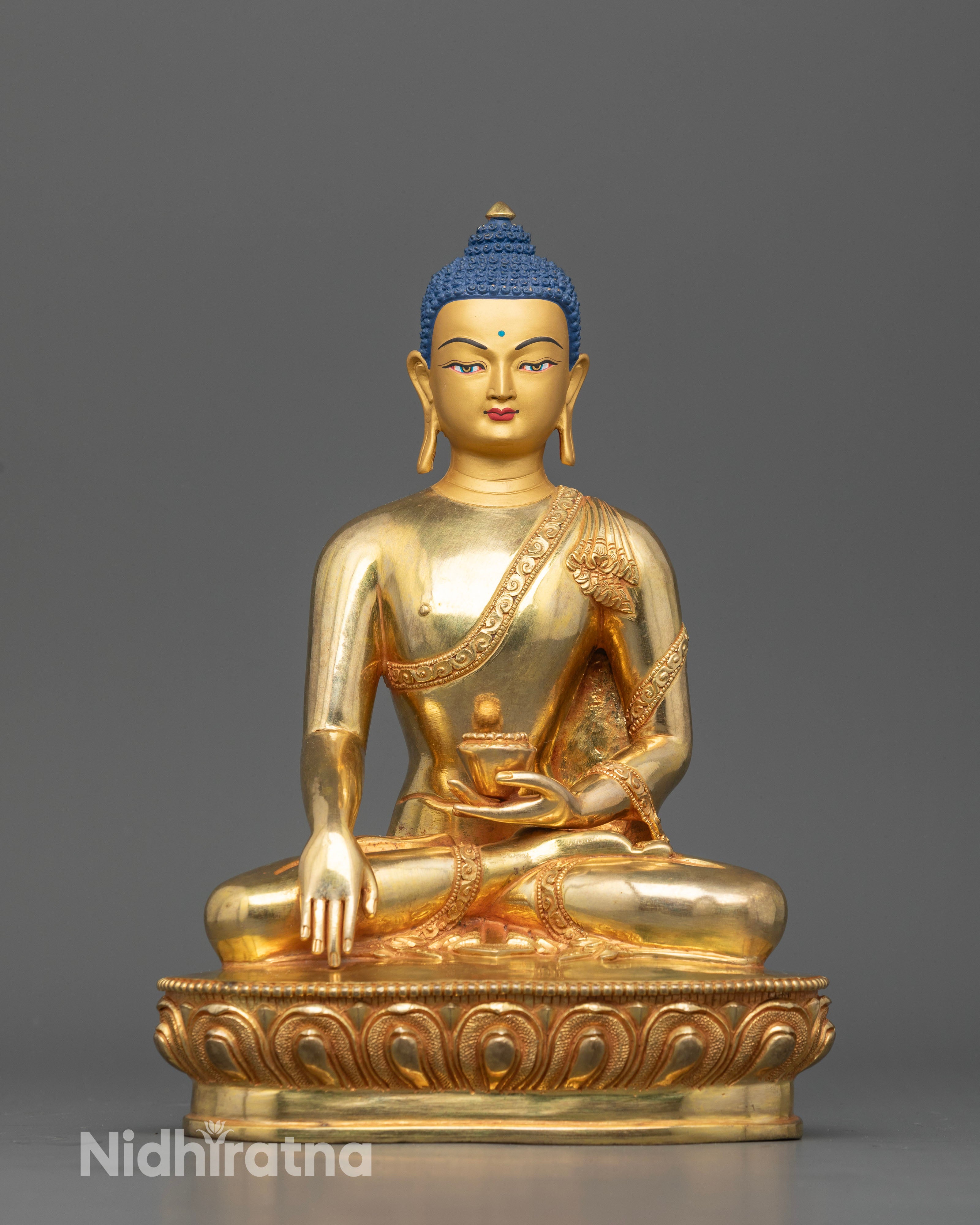 Namo Shakyamuni Buddha Mantra Practice Statue