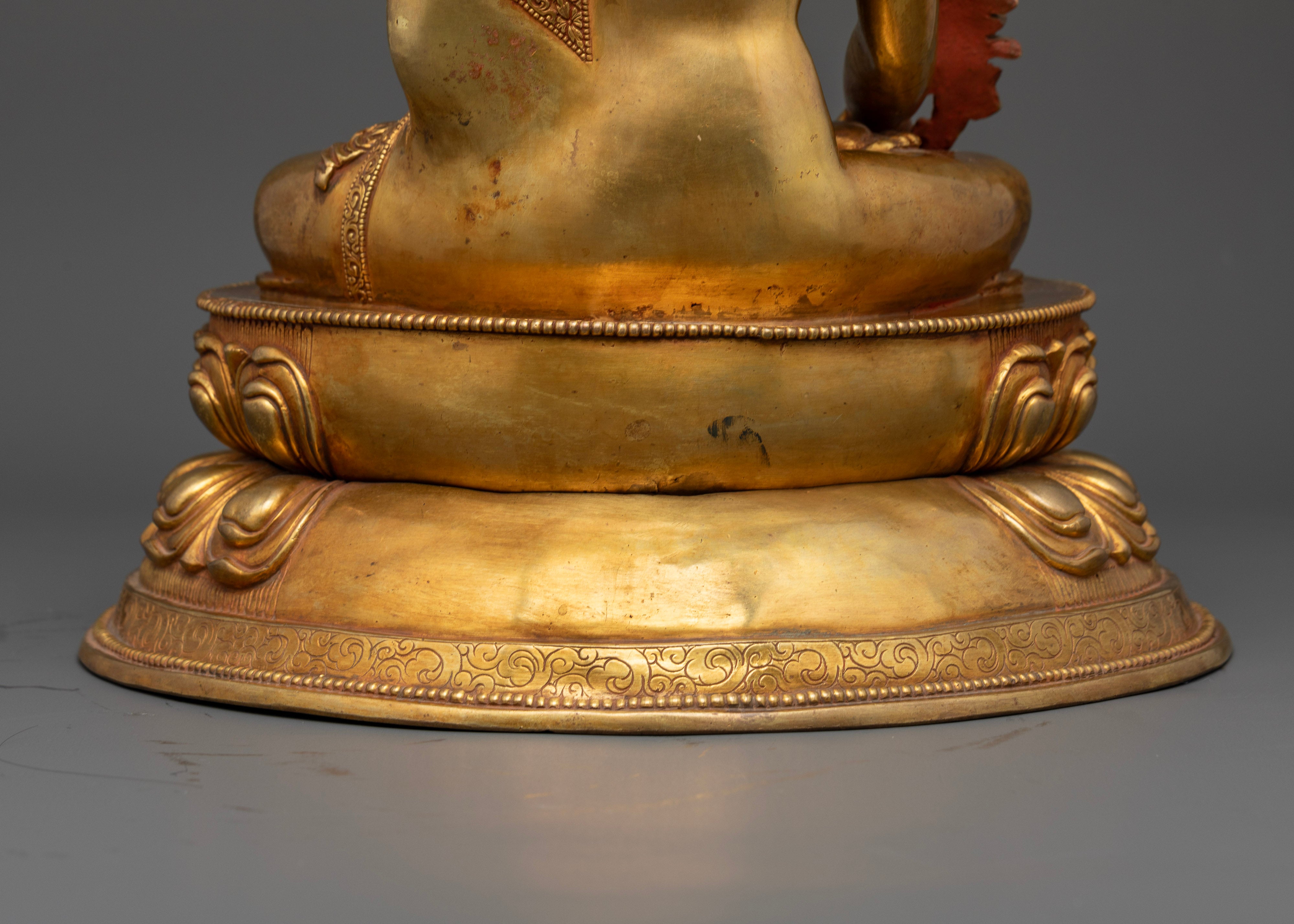Traditional Sangye Menla Buddha Statue for Devotion and Health