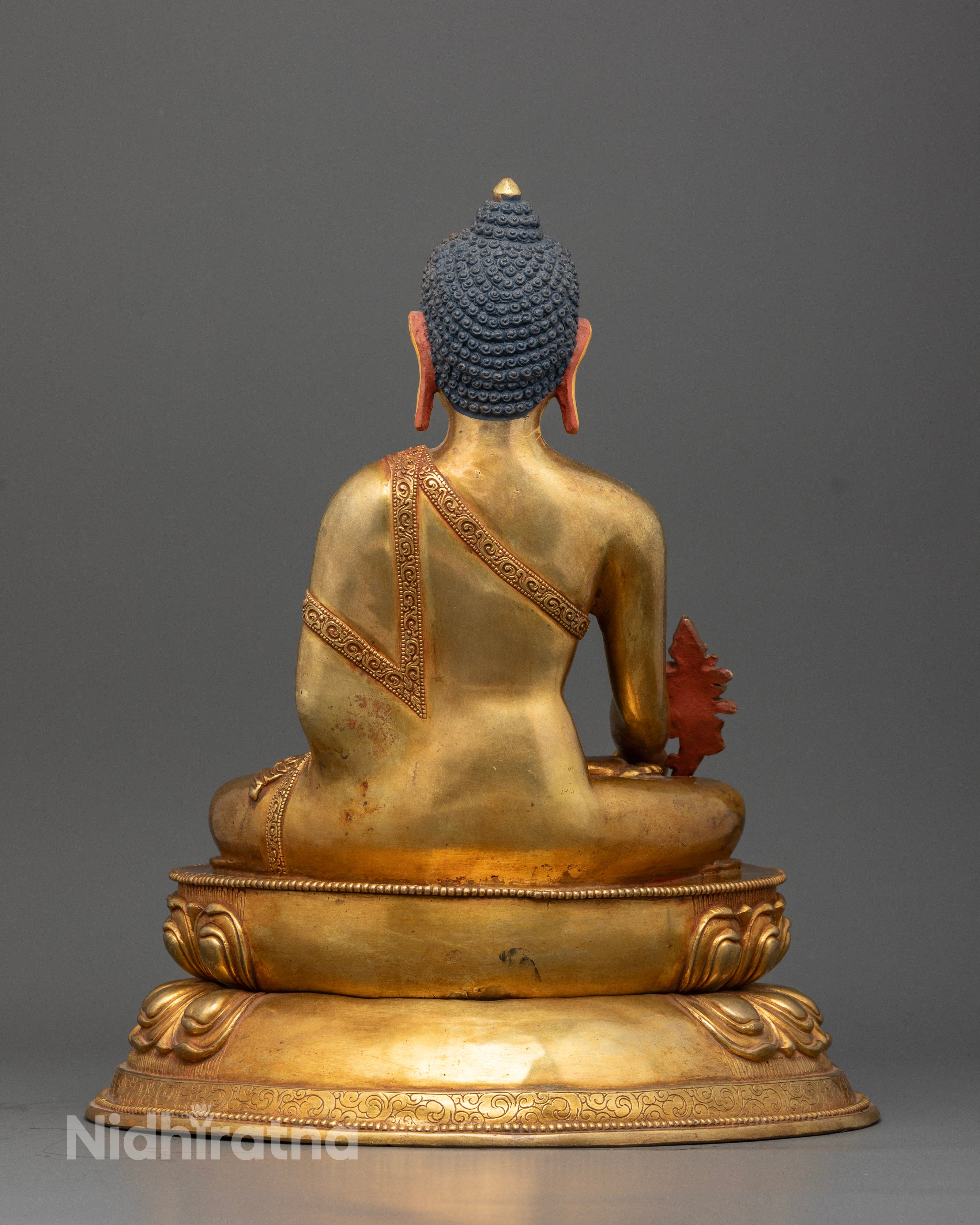 Traditional Sangye Menla Buddha Statue for Devotion and Health