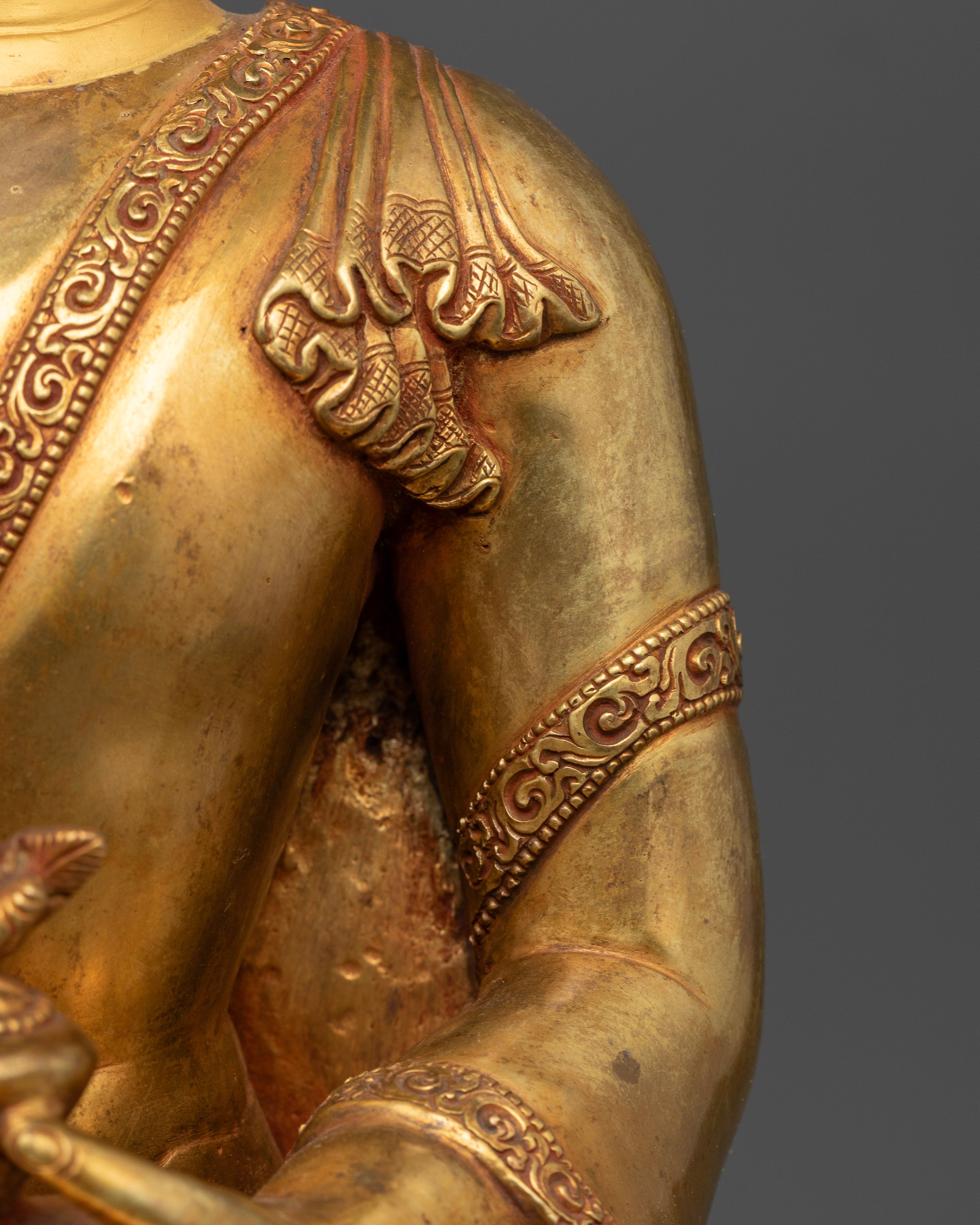 Traditional Sangye Menla Buddha Statue for Devotion and Health