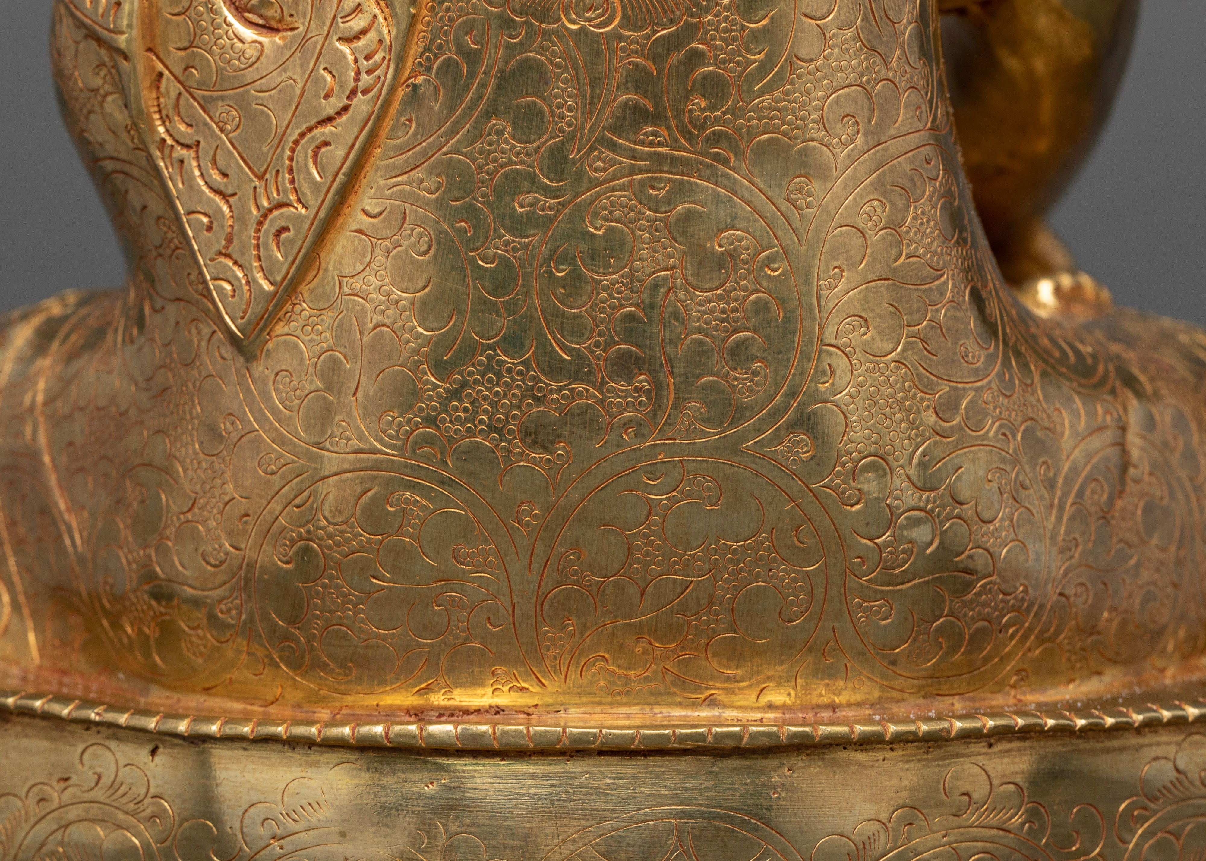 Shakyamuni Buddha Statue | Traditional Himalayan Art Nepal