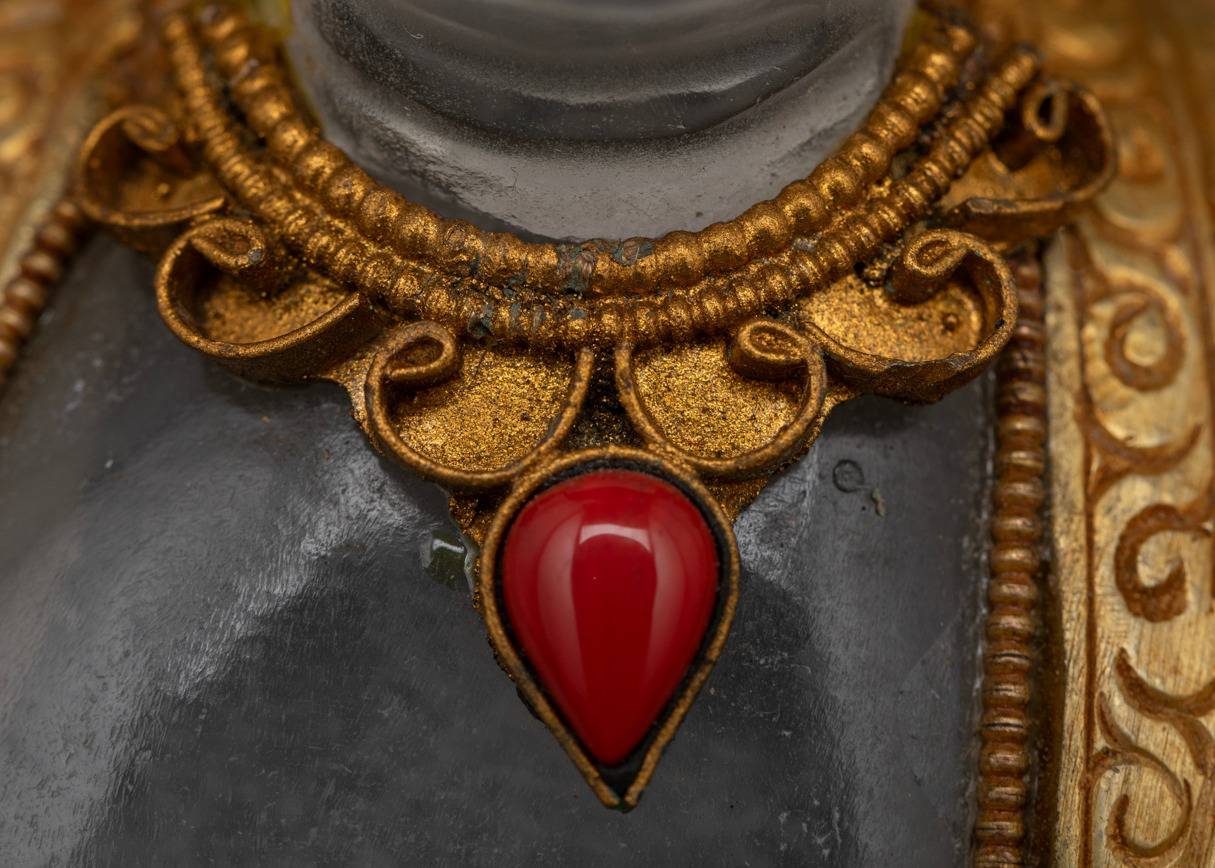 Celestial Glow: The Crystal Buddha Shakyamuni