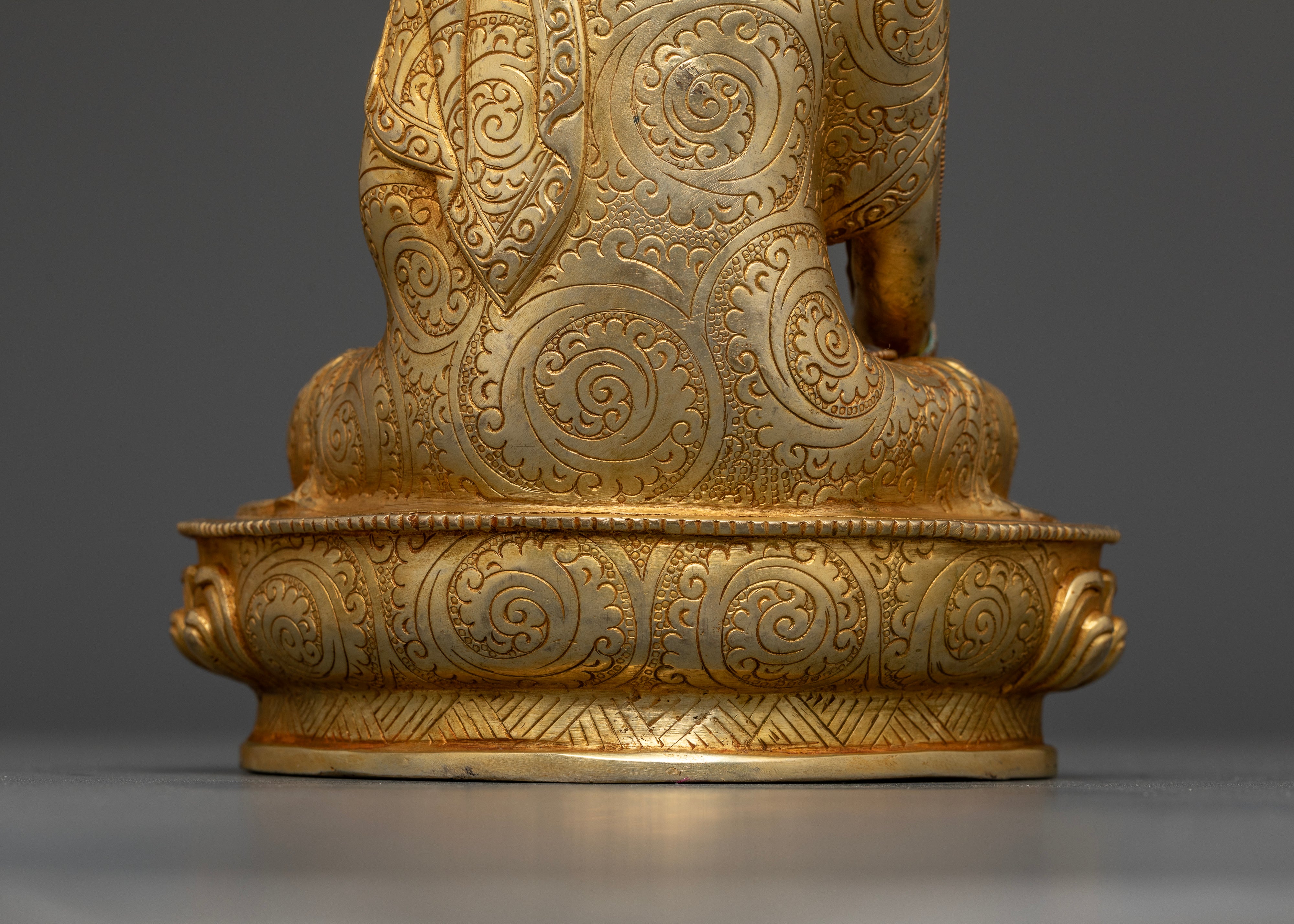 Celestial Glow: The Crystal Buddha Shakyamuni