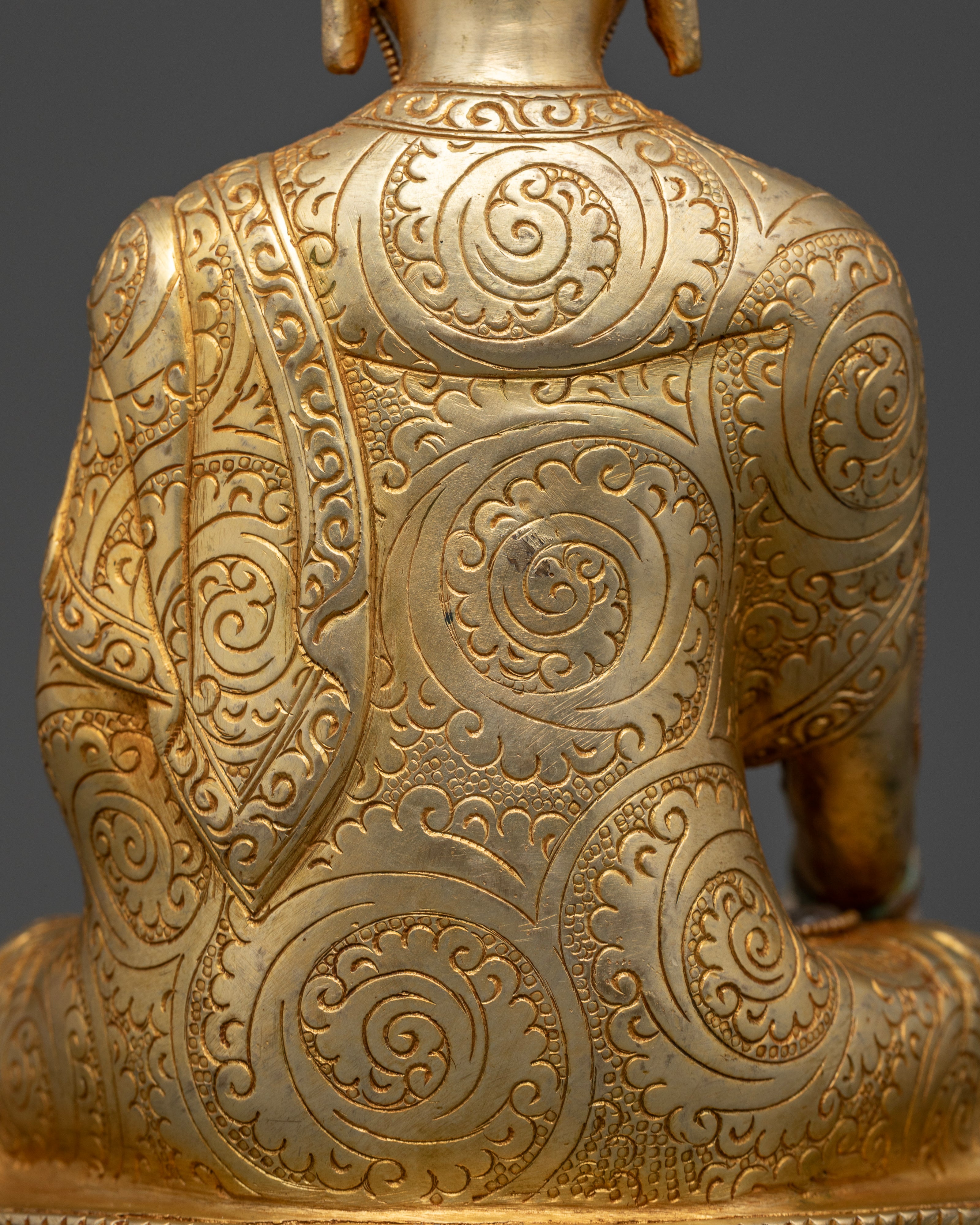 Celestial Glow: The Crystal Buddha Shakyamuni