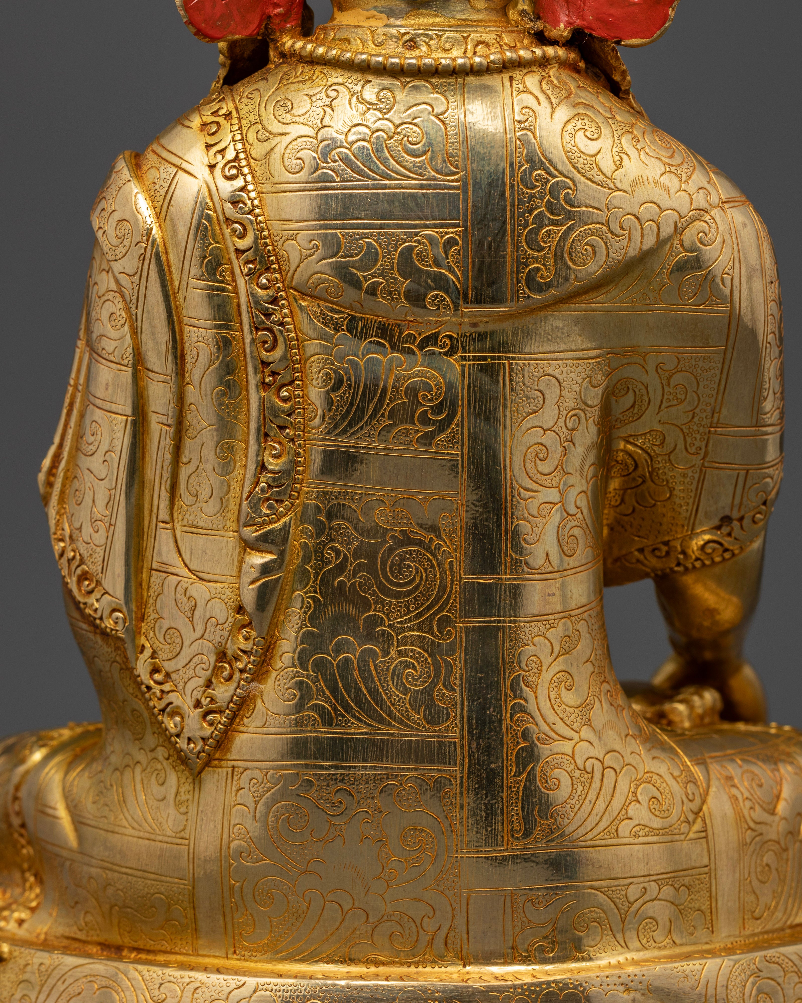 Crowned Buddha Shakyamuni: The Golden Guardian of Dharma